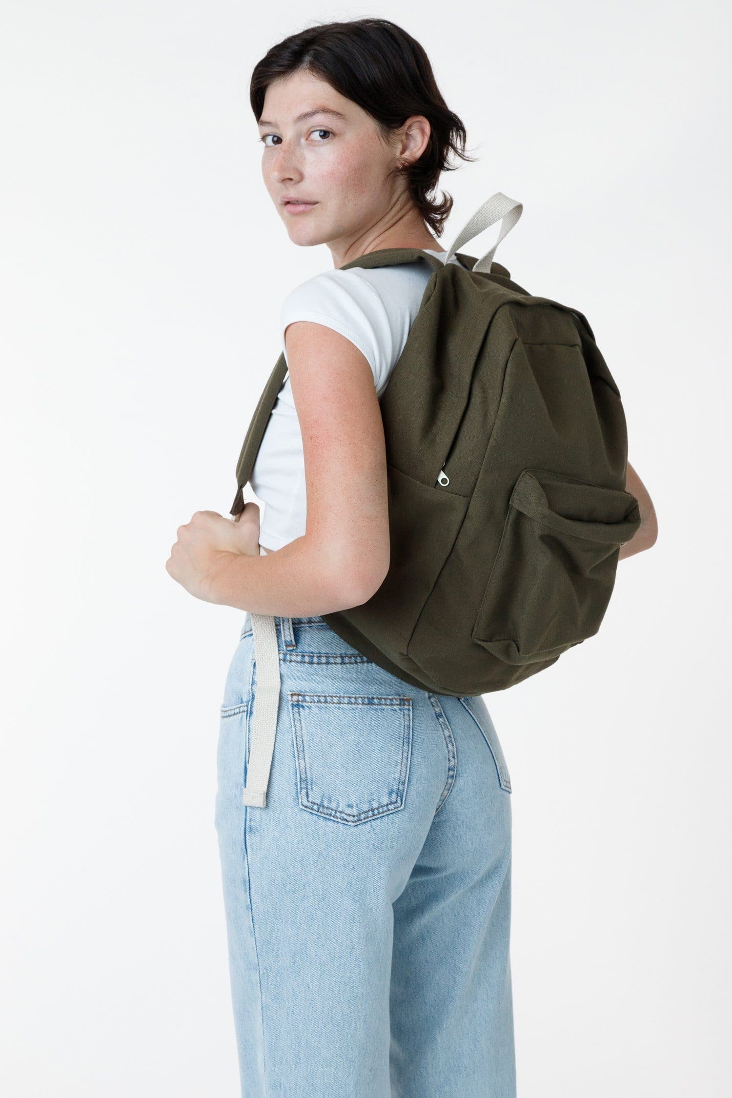 Durable Cotton Canvas Backpack RCC508