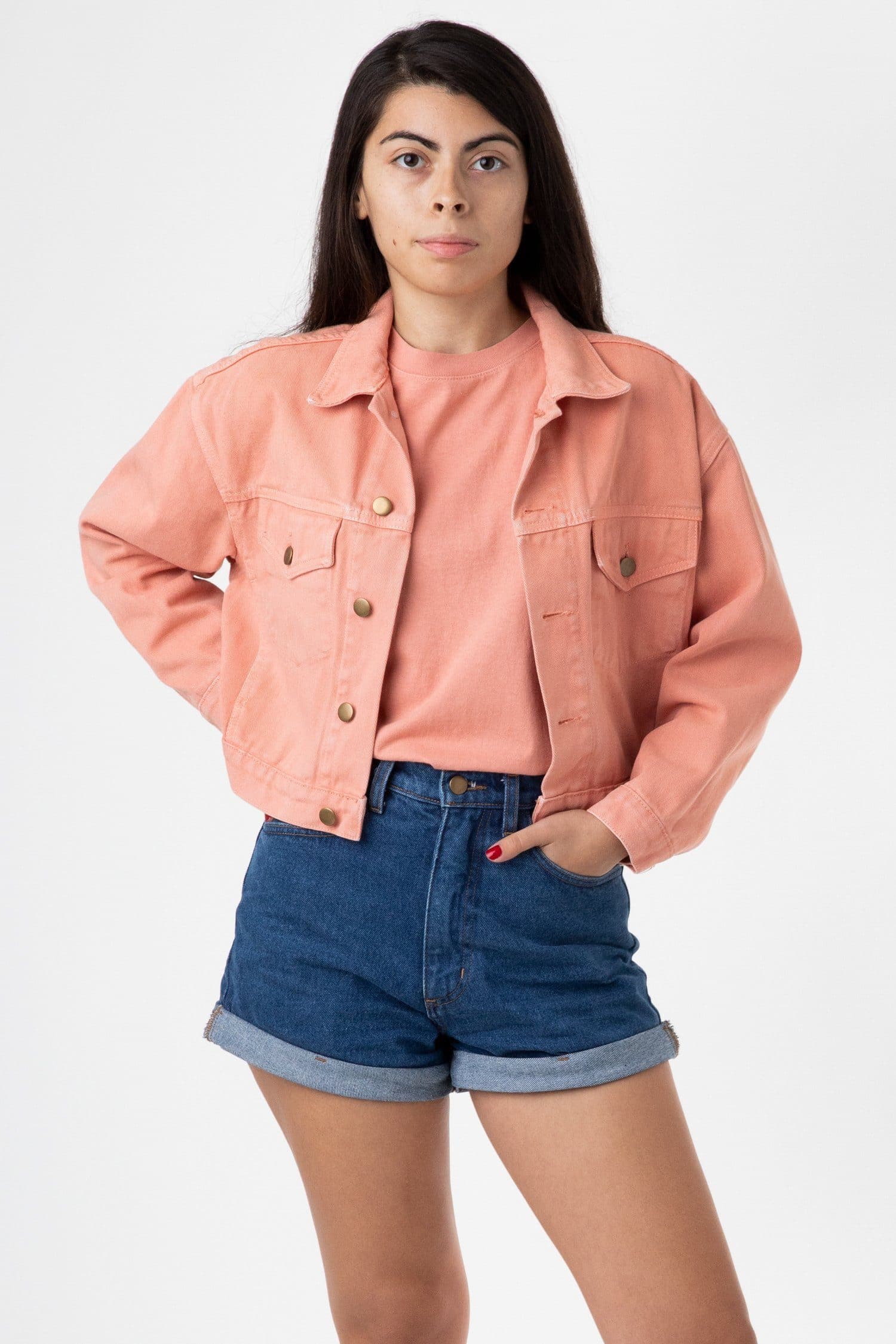 Men's Denim Shorts with Loose Cuff