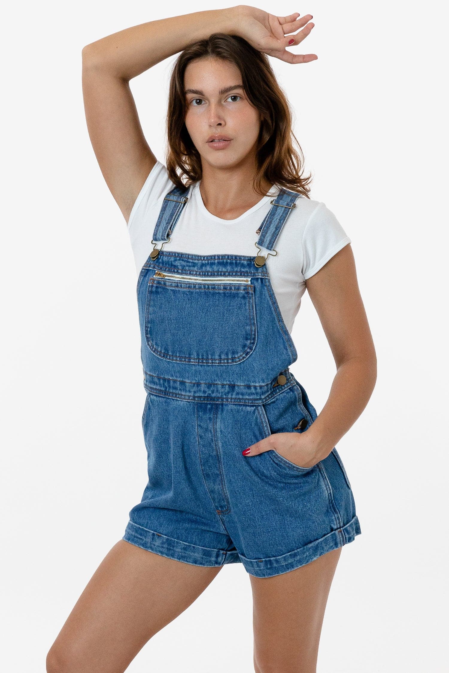 Men's Denim Cuffed Shorts by RDNW714