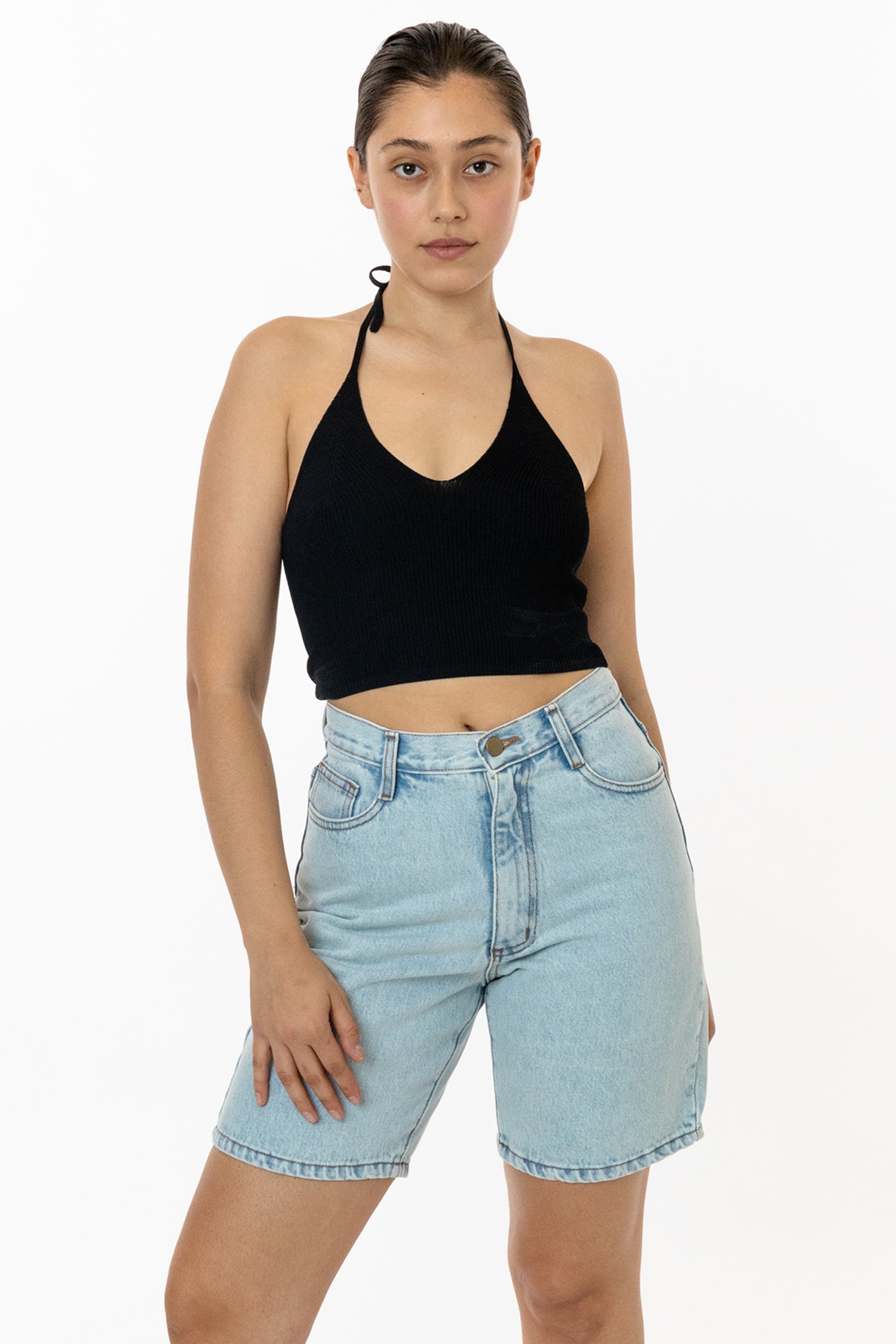Men's Denim Long Shorts - RDNW306 Style