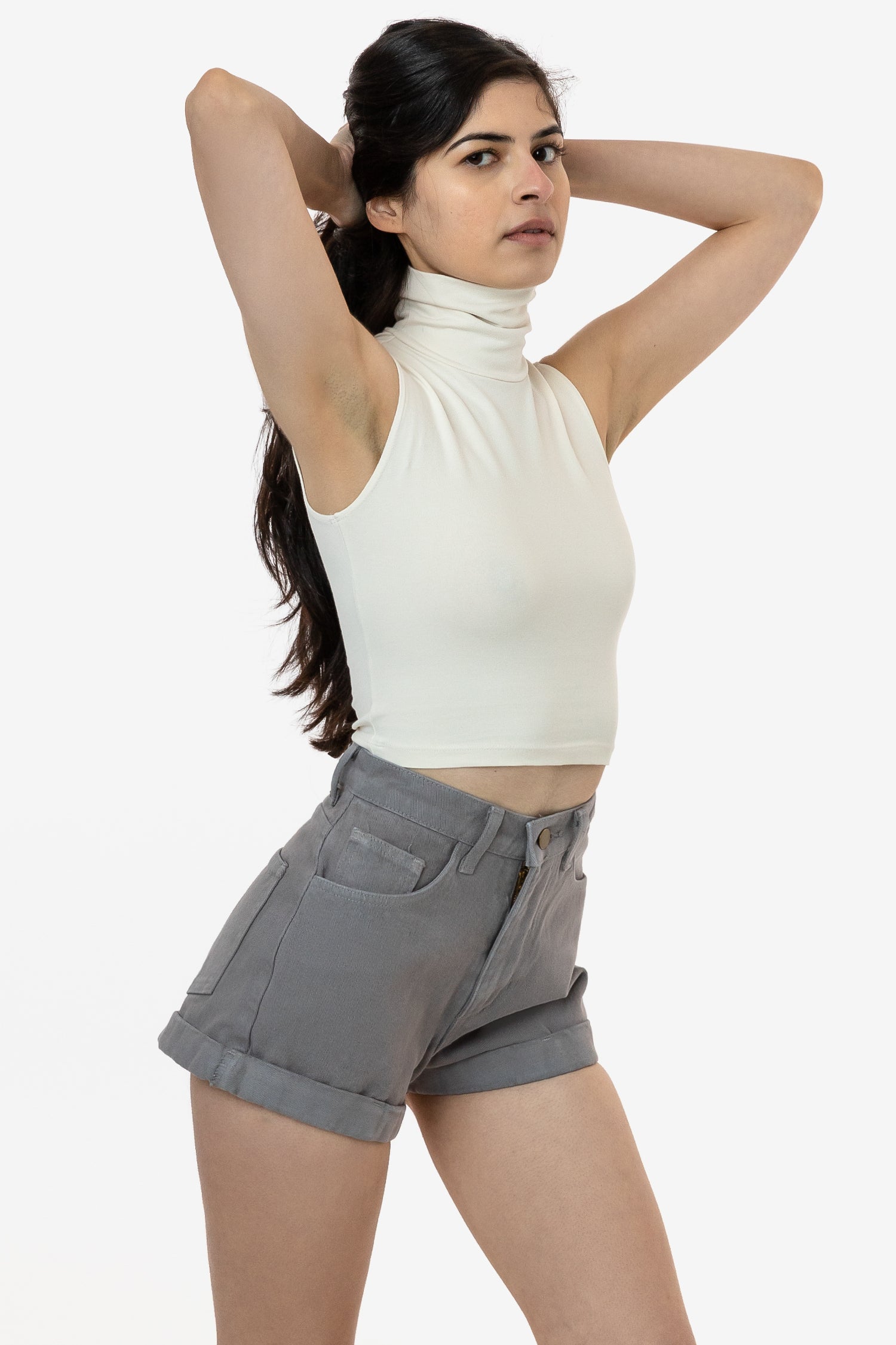 Bull Denim Cuff Shorts - Garment-Dyed Casual Wear