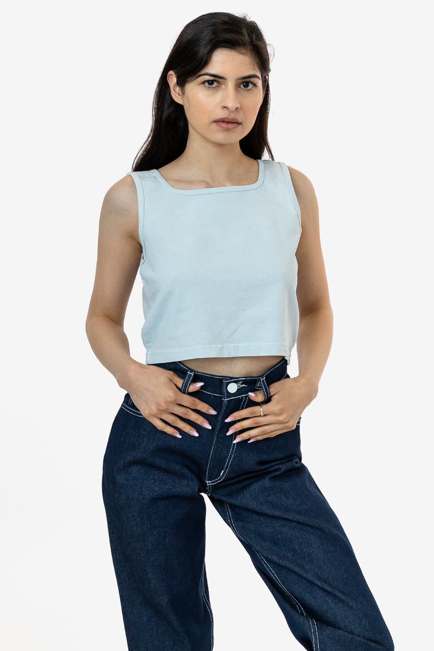 1822GD Dyed Crop Tank Top