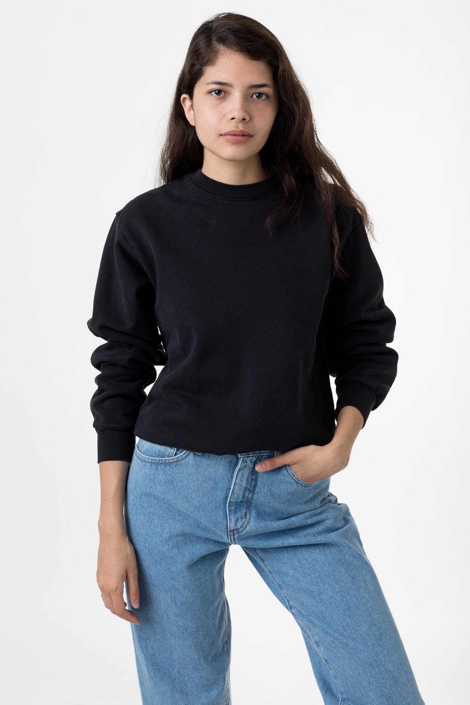Unisex French Terry Pullover - Long Sleeve Garment Dye