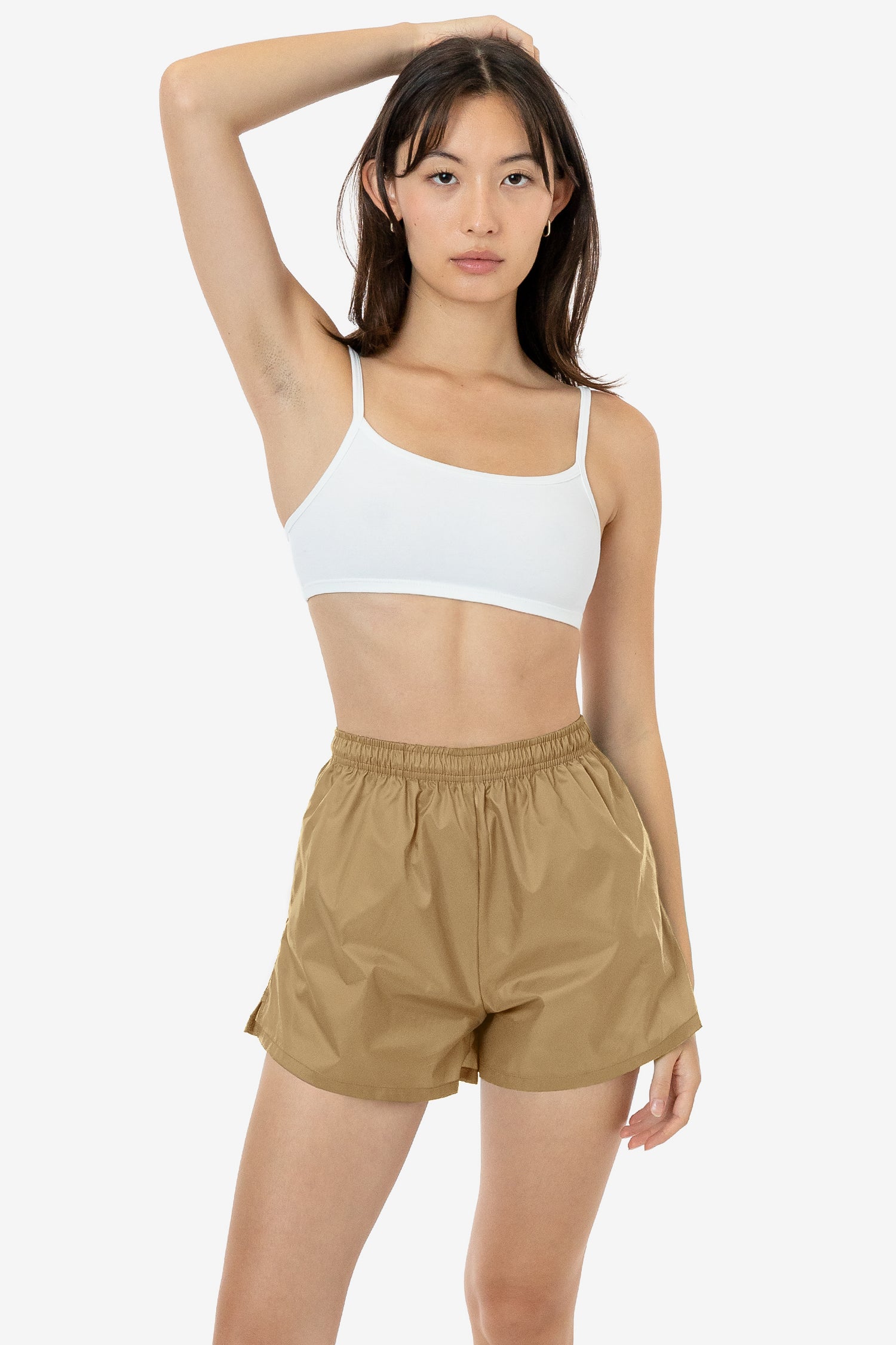 Women's Nylon Running Shorts for Active Wear