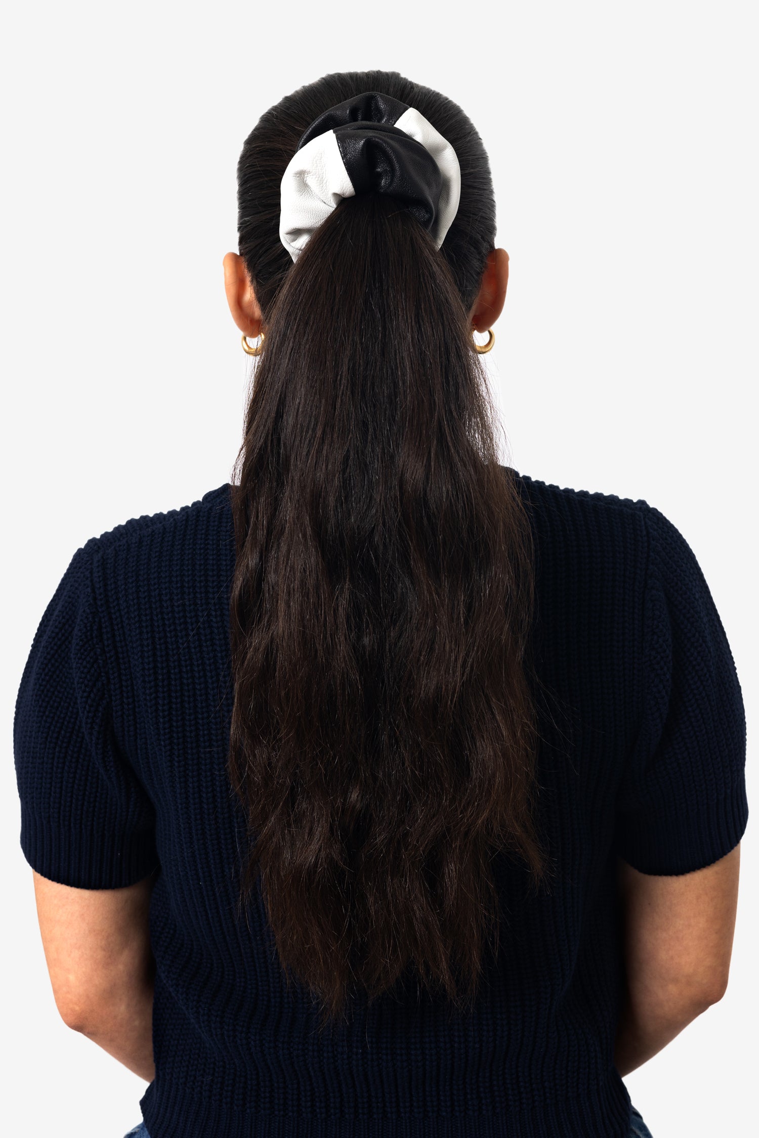 2-Tone Leather Scrunchie by RLHSCRUNCH