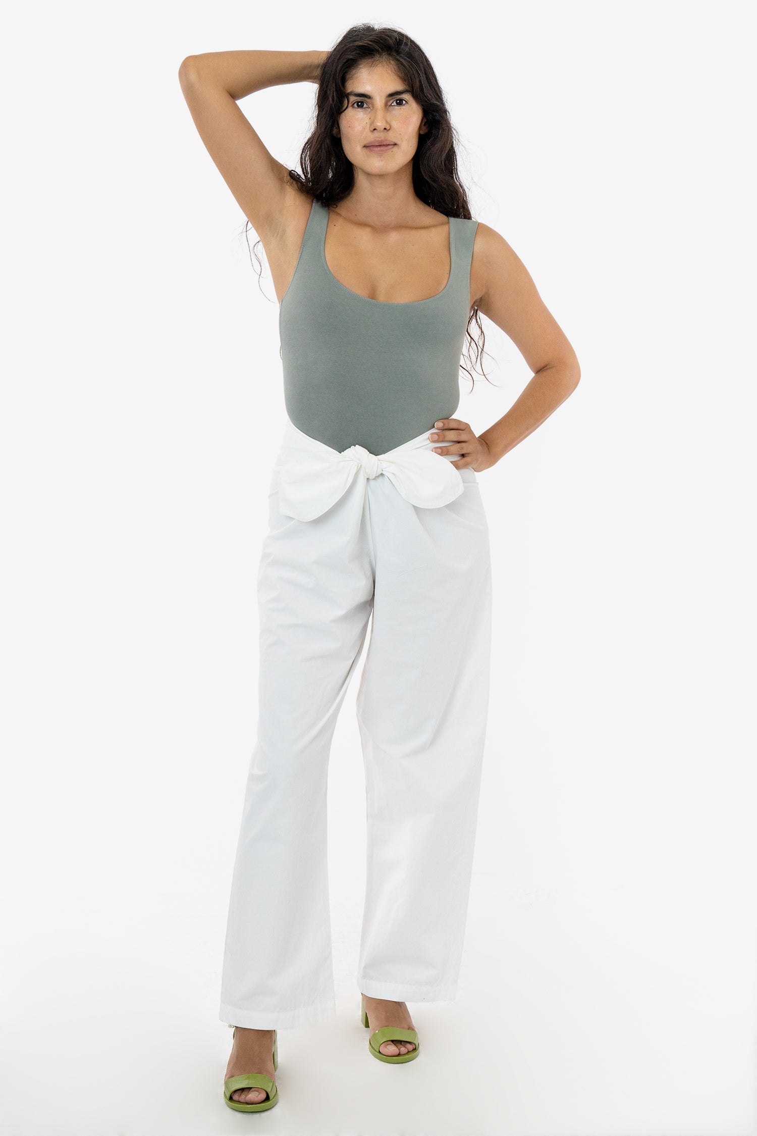 Poplin Tie-Front Pants for Women – RJC325GD