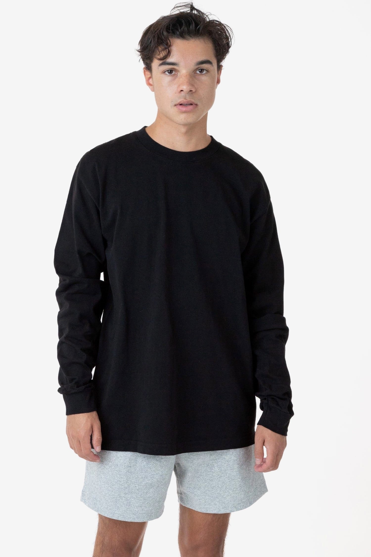 6.5oz Garment-Dyed Long Sleeve Crew Tee