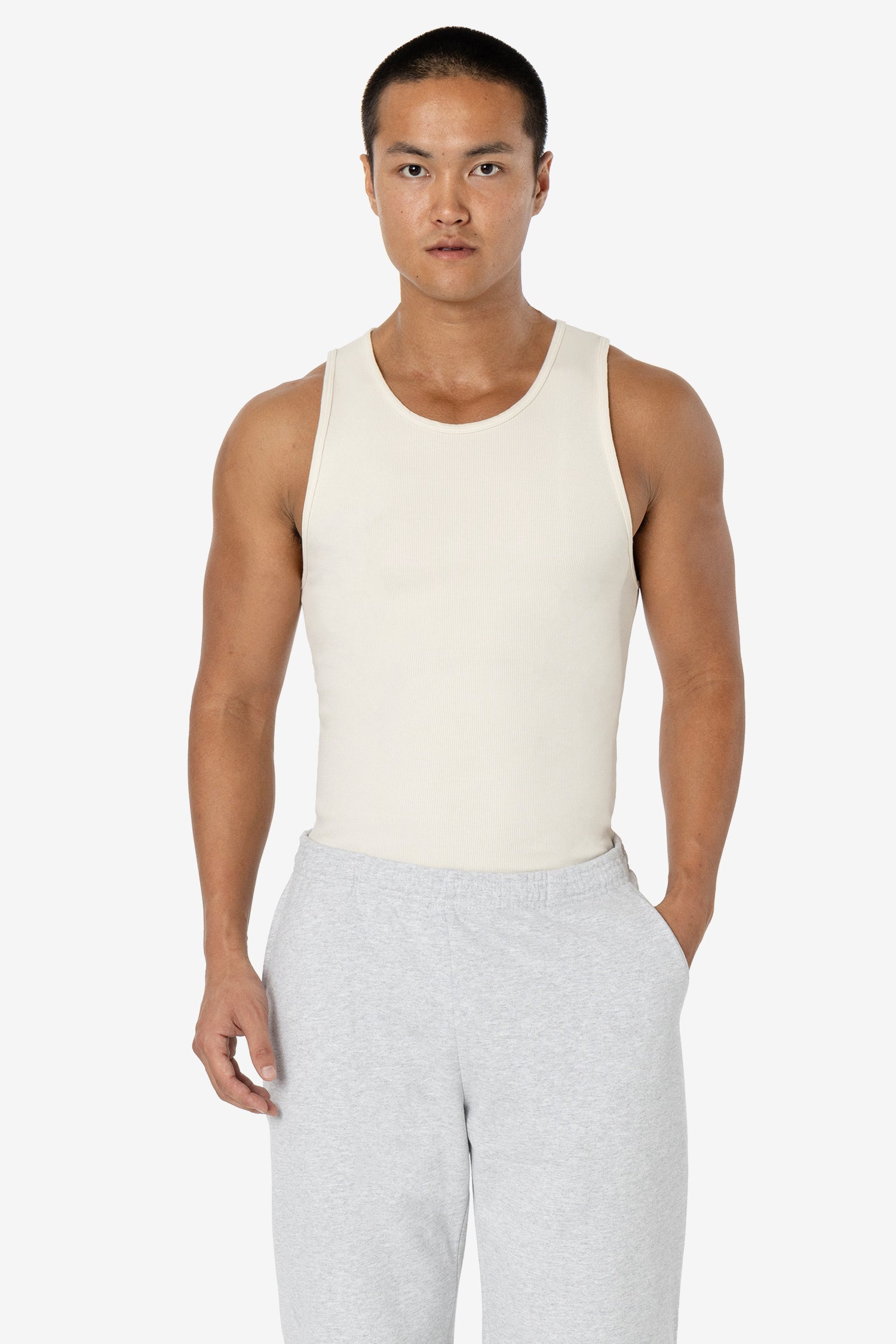 2-Pack Cotton Spandex Ribbed Tank Tops