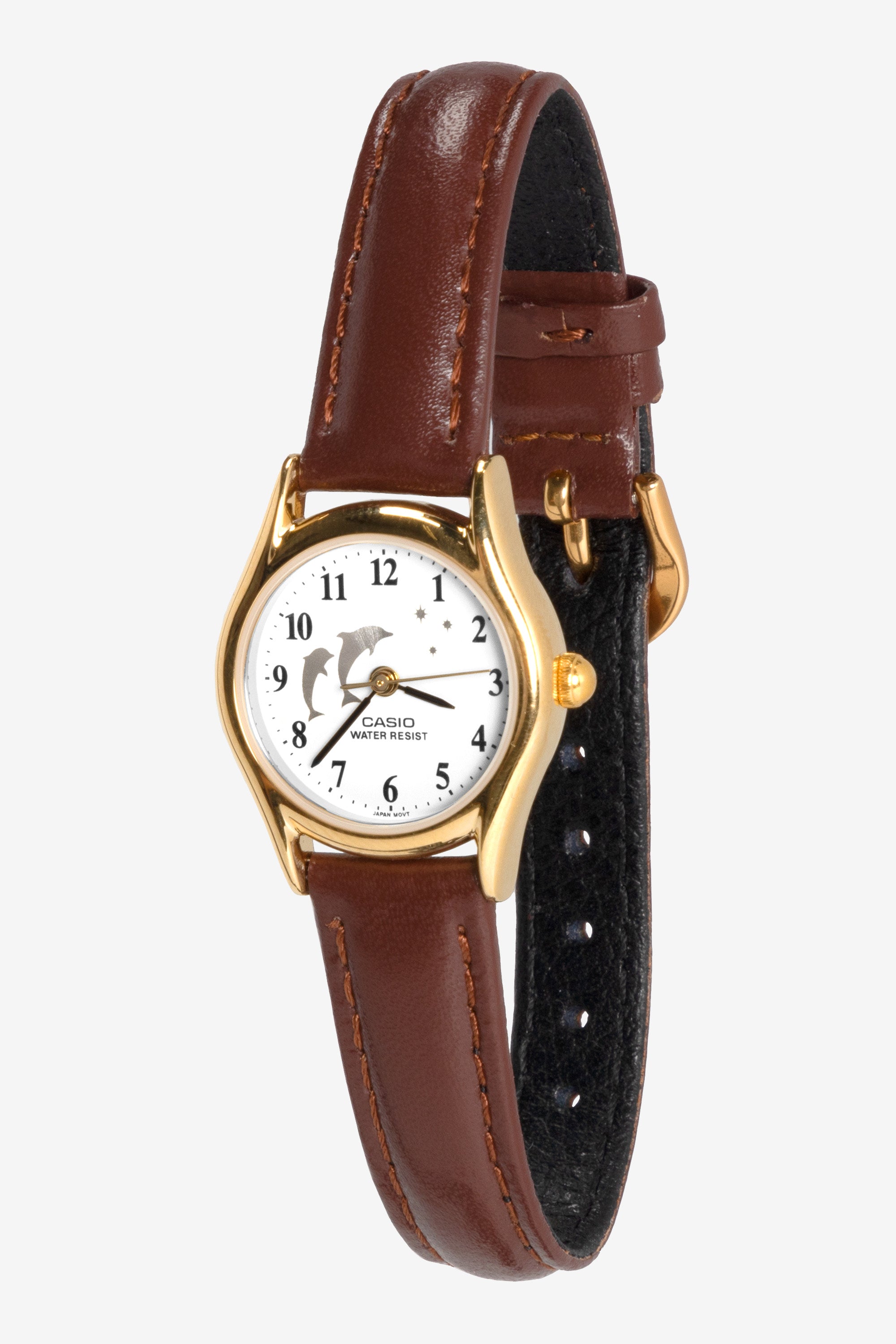Casio Dolphin Leather Watch for Women