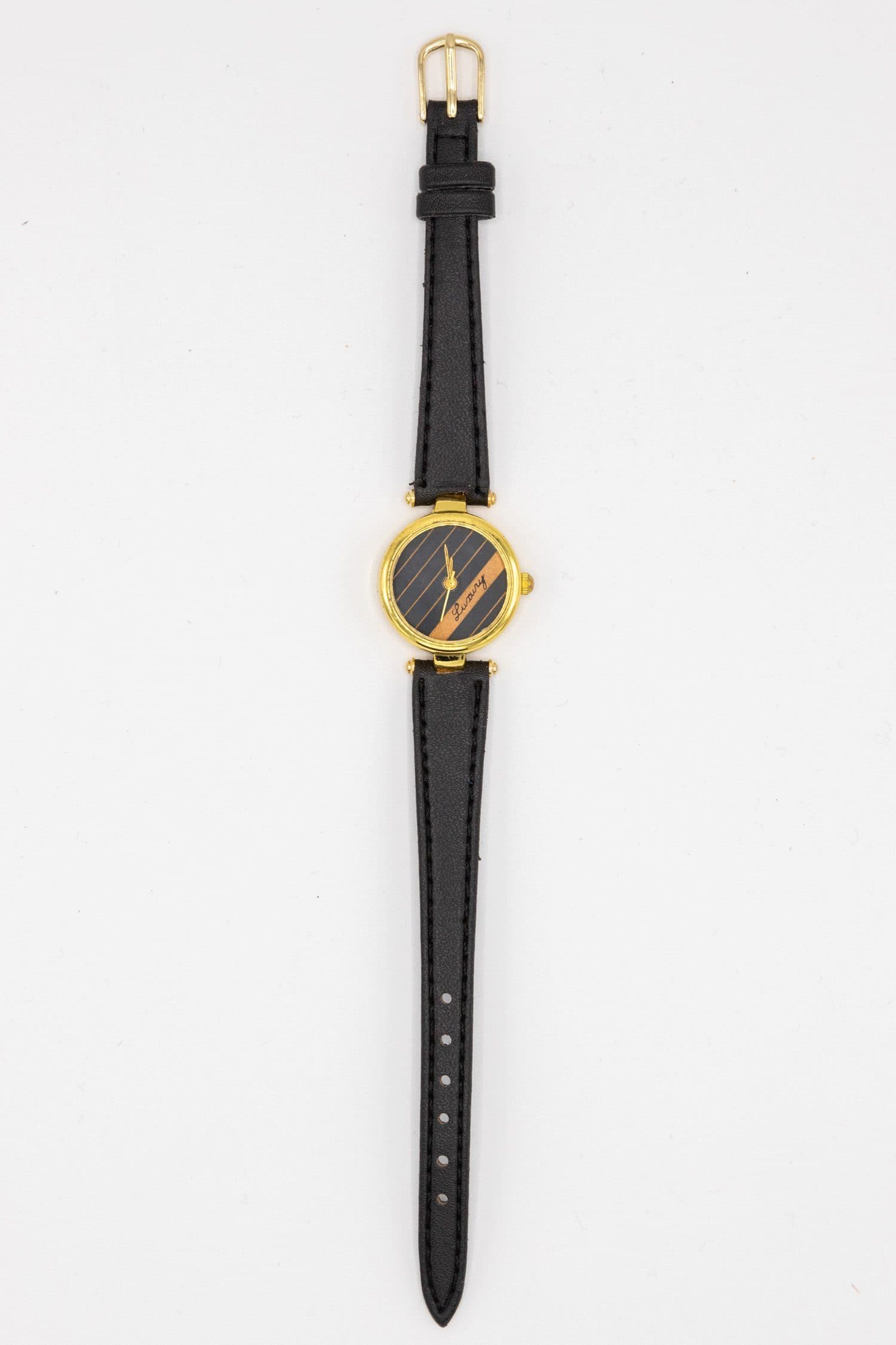 Luxury WCHLXS Striped Wristwatch