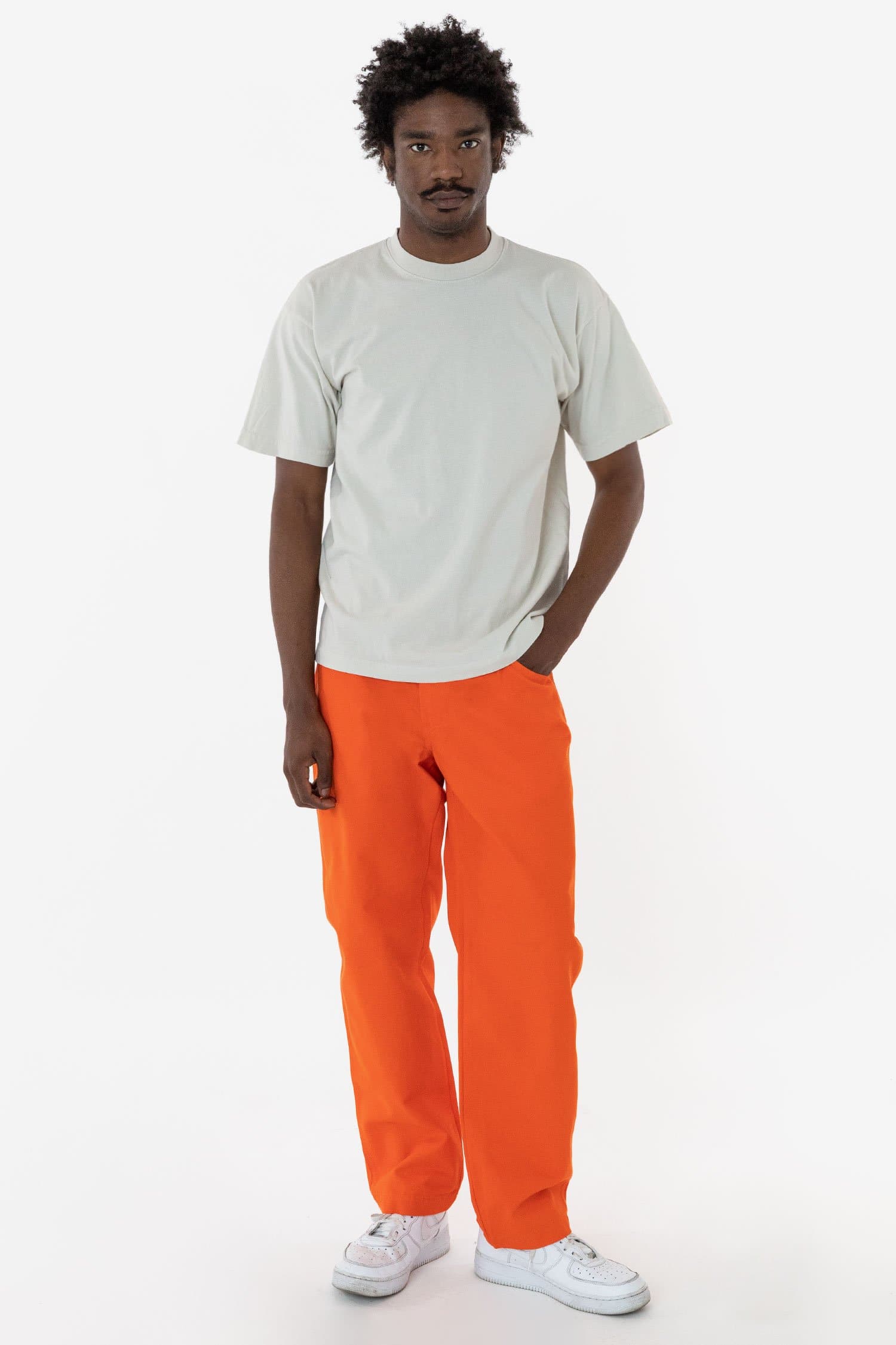 Bright Orange Duck Canvas Work Pants - Durable & Comfortable