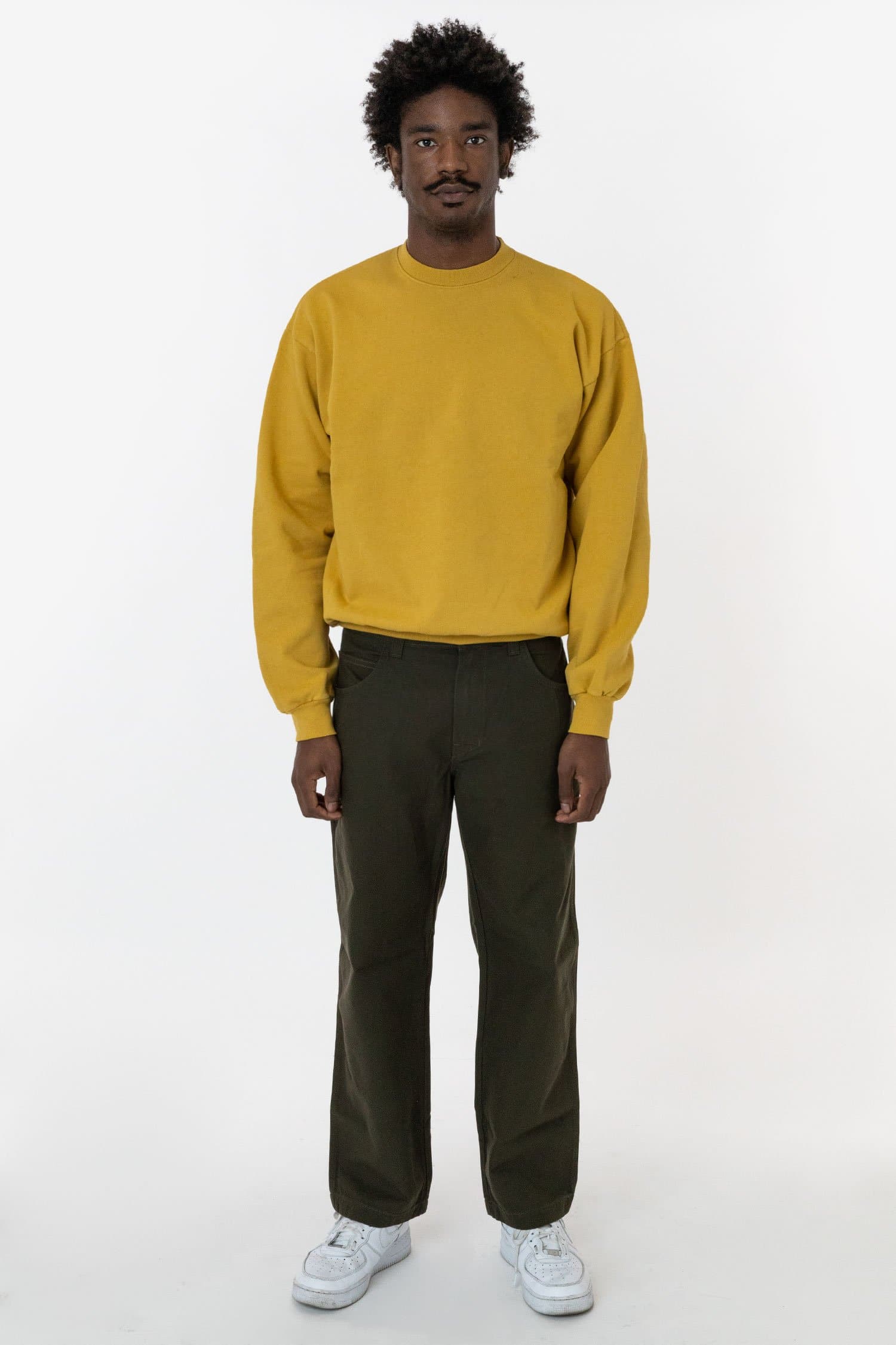 Burnt Olive Duck Canvas Work Pants - Durable & Stylish