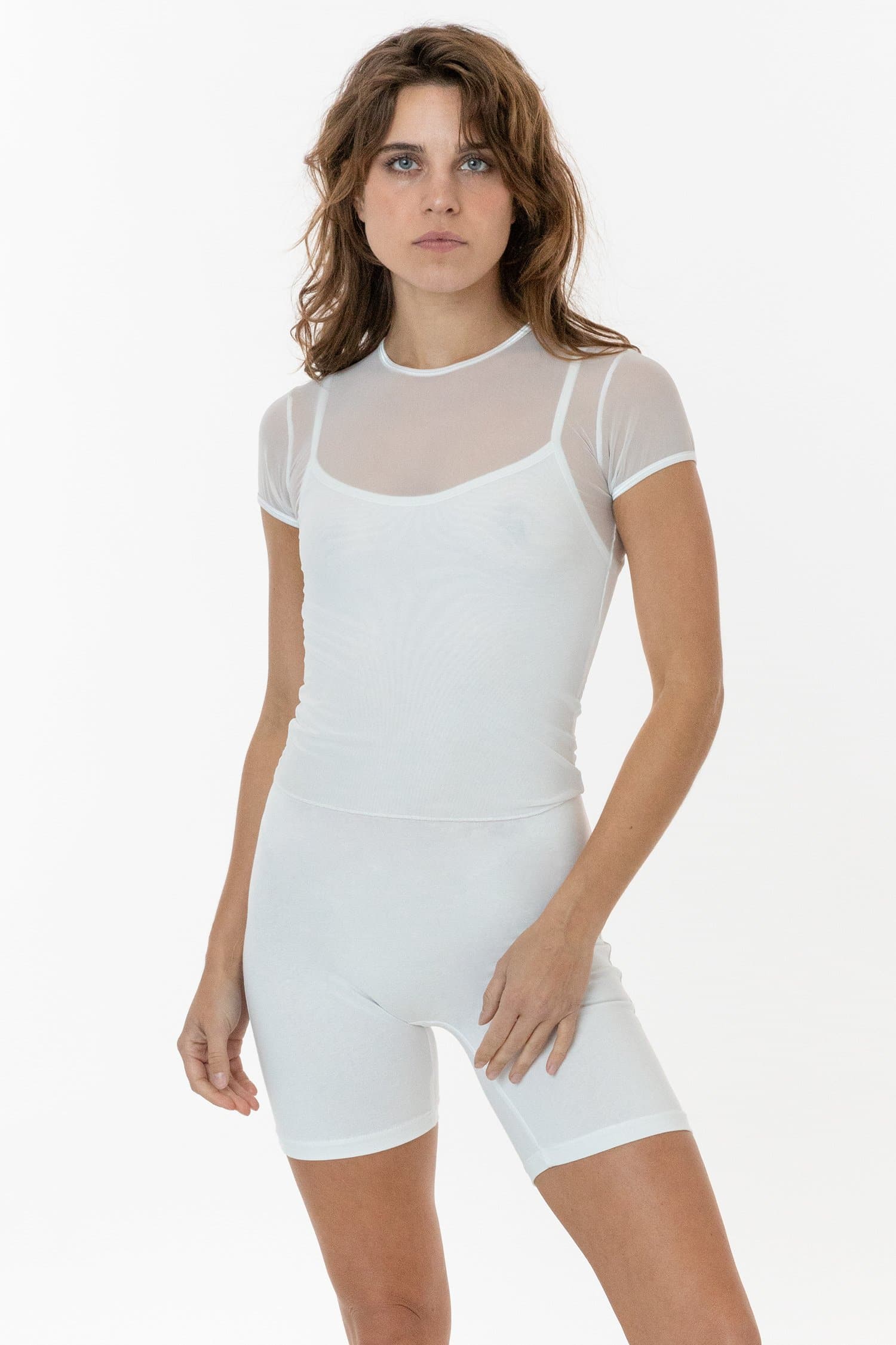 Micro Mesh Slinky Baby Tee by RNS305