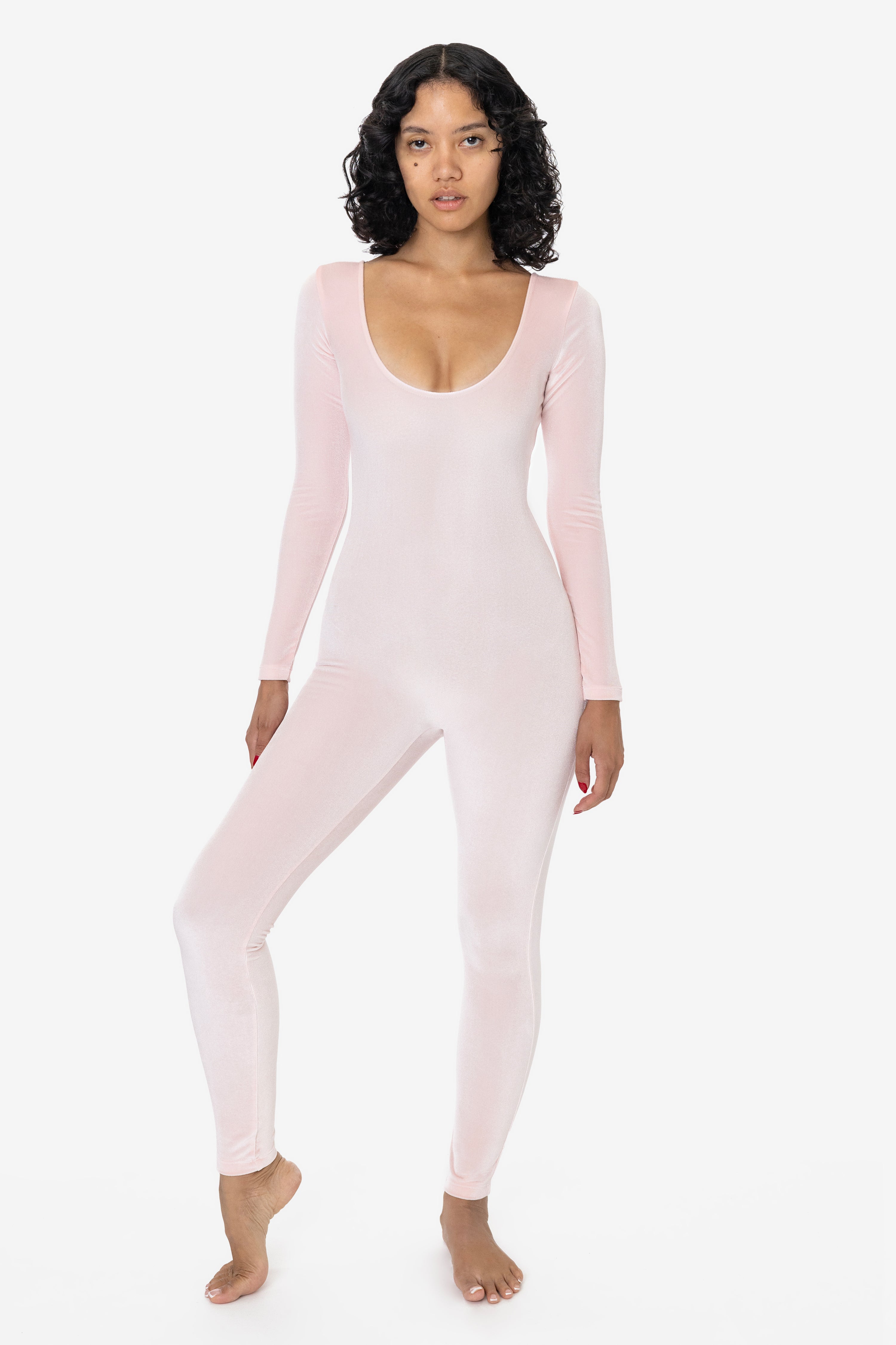 Velvet Long Sleeve Unitard - VVT228