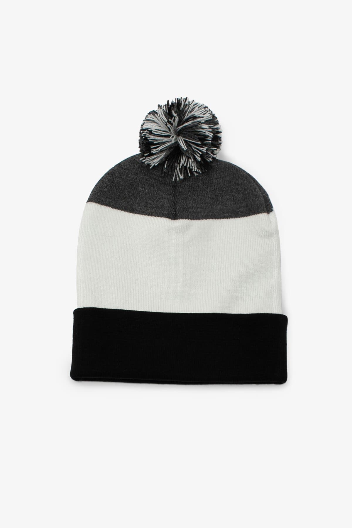 Tricolor Knit Beanie – JQBEANIE01
