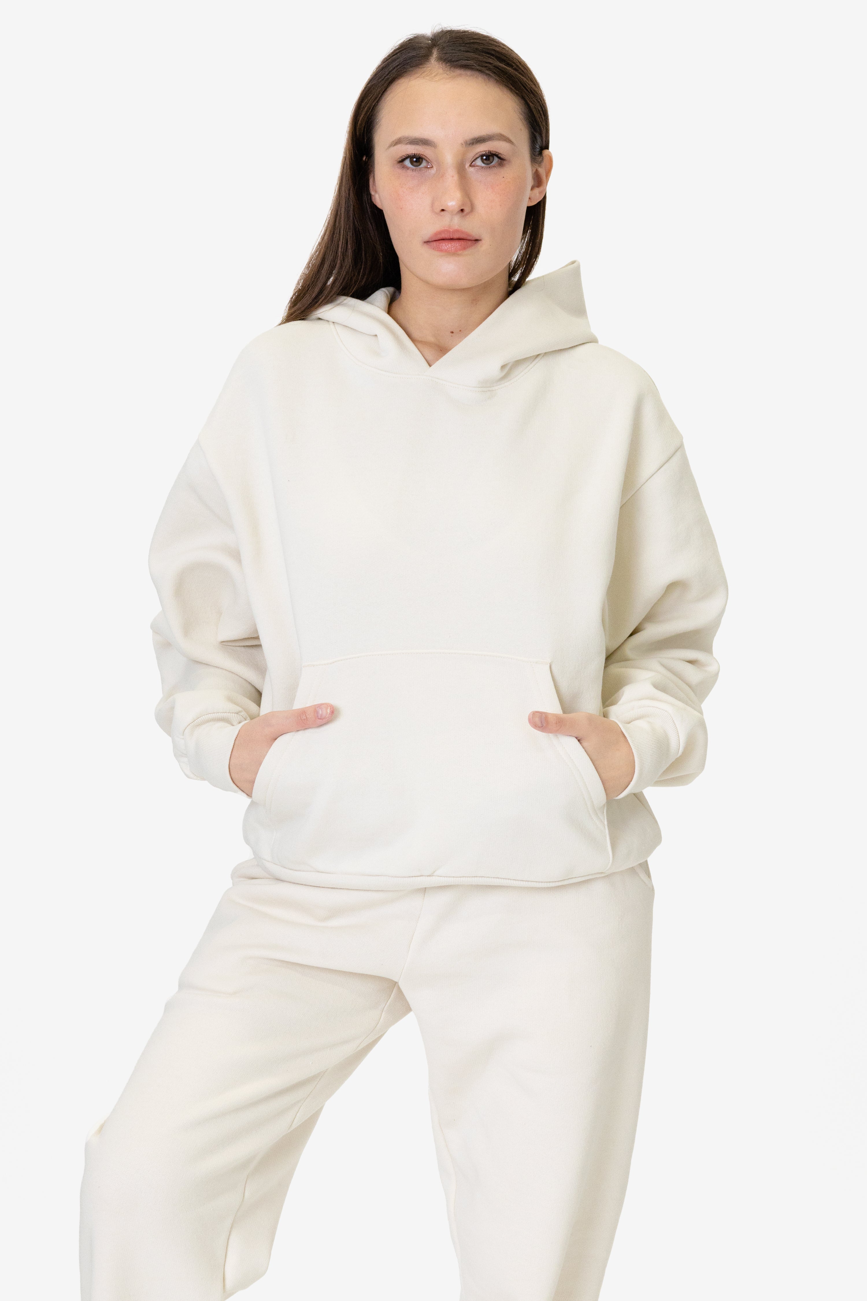 10oz Poly Cotton Fleece Hoodie - Mid-Weight Comfort