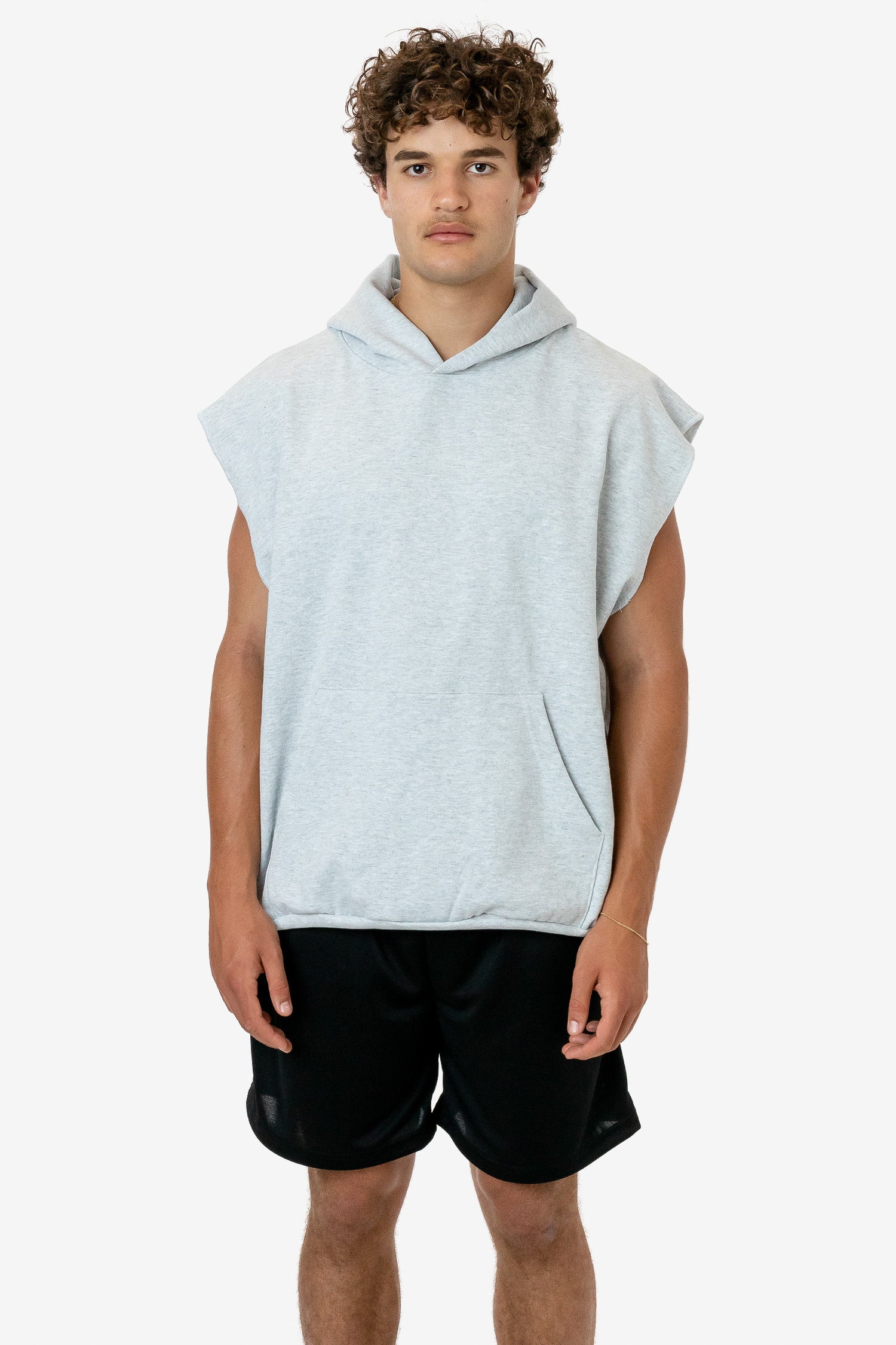 Heavyweight Fleece Sleeveless Hoodie - Warm & Stylish