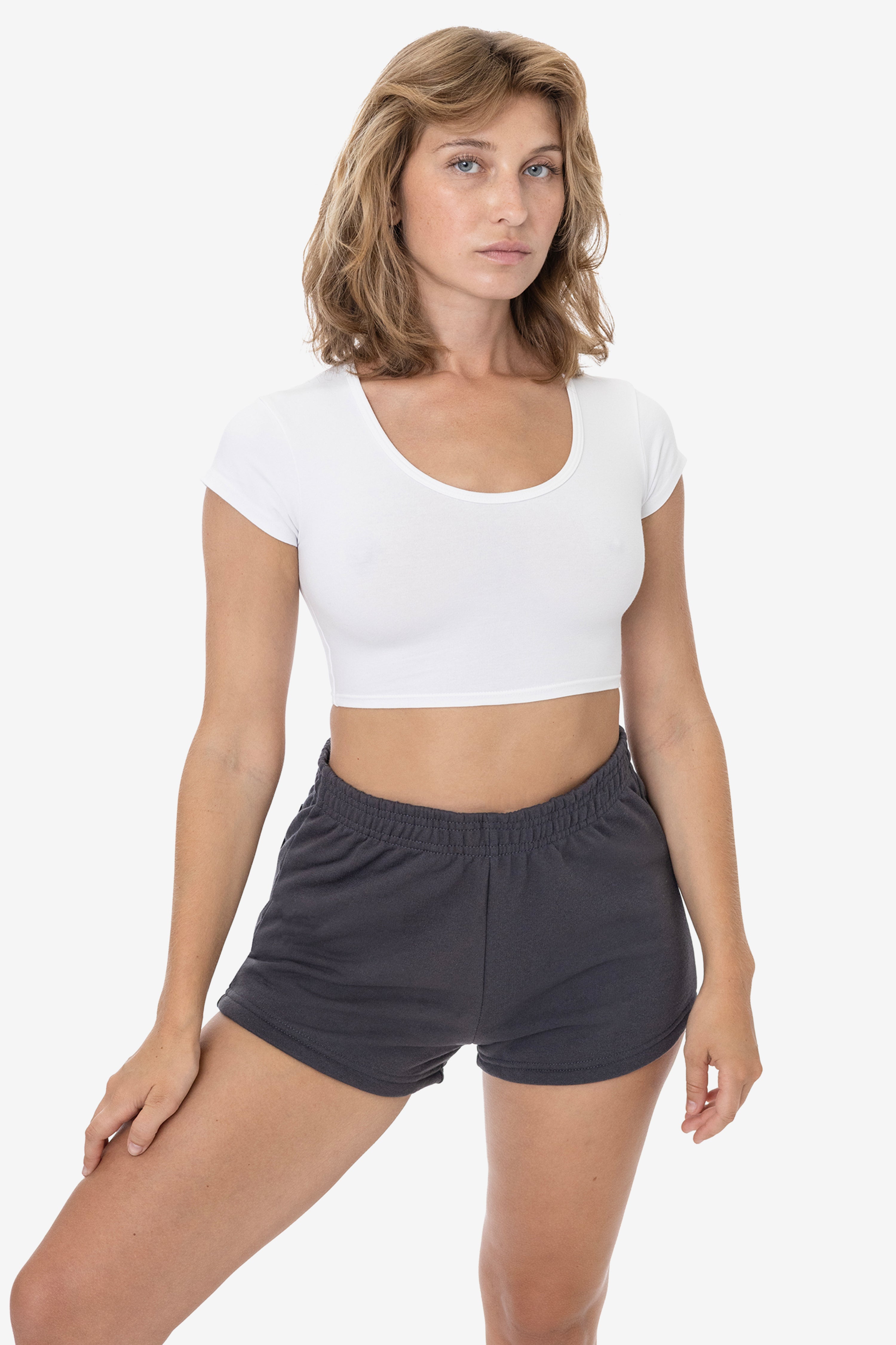 10oz Poly Cotton Fleece Shorts - Mid-Weight Comfort