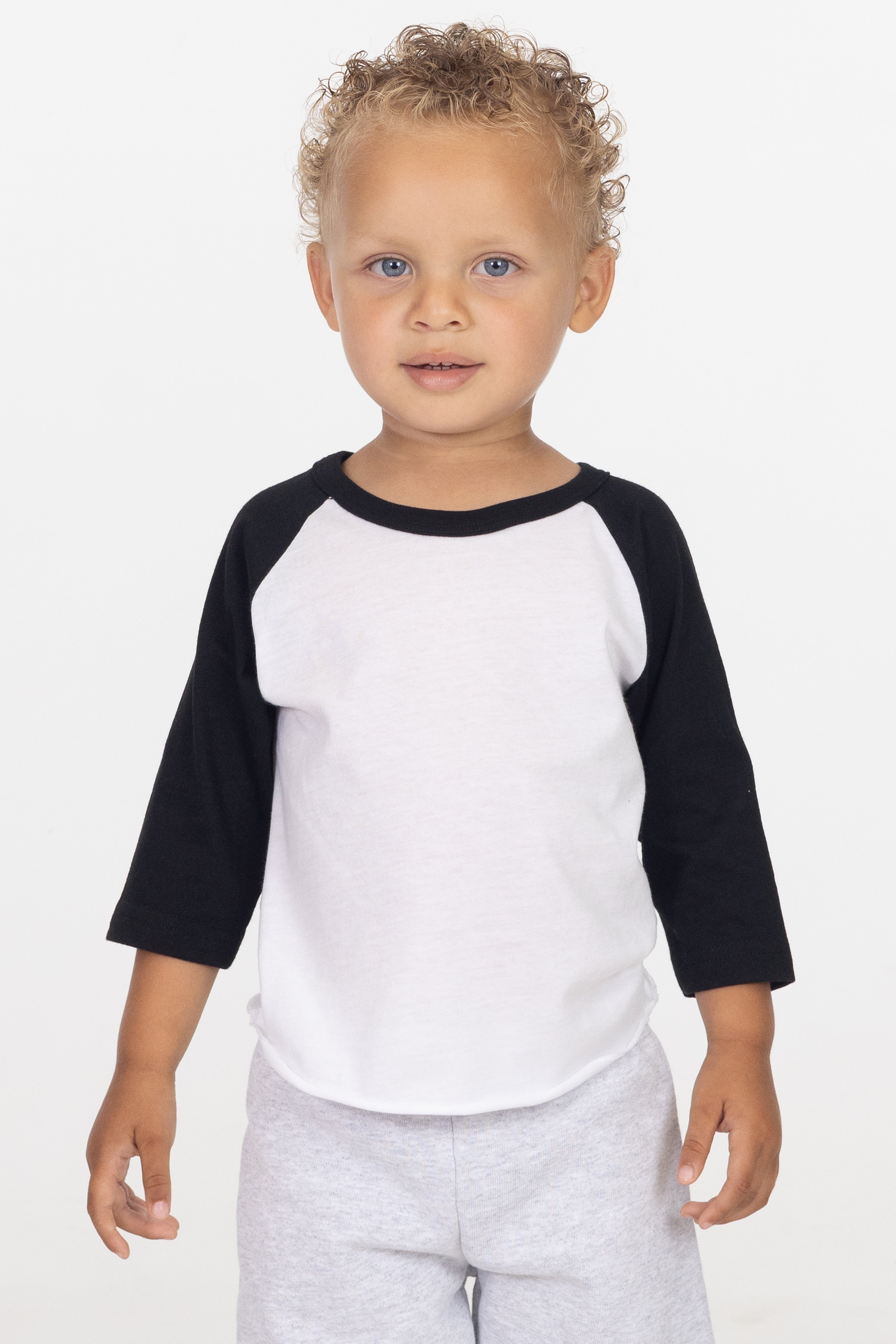 Baby 3/4 Sleeve Raglan Shirt - Soft Poly Cotton Blend