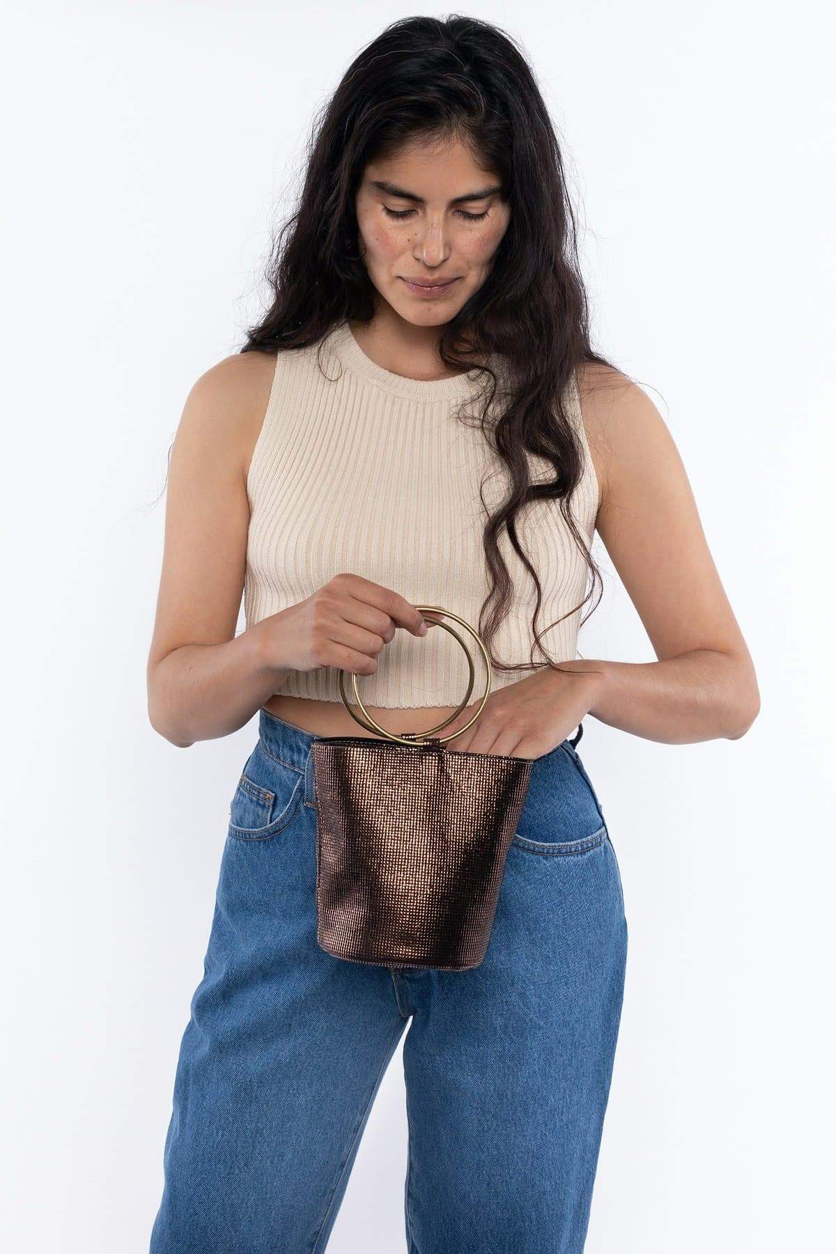 Mini O Ring Bucket Bag by RLH3422