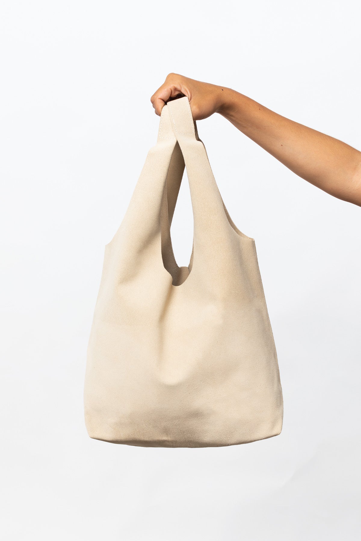 Stylish Raw Suede Tote Bag
