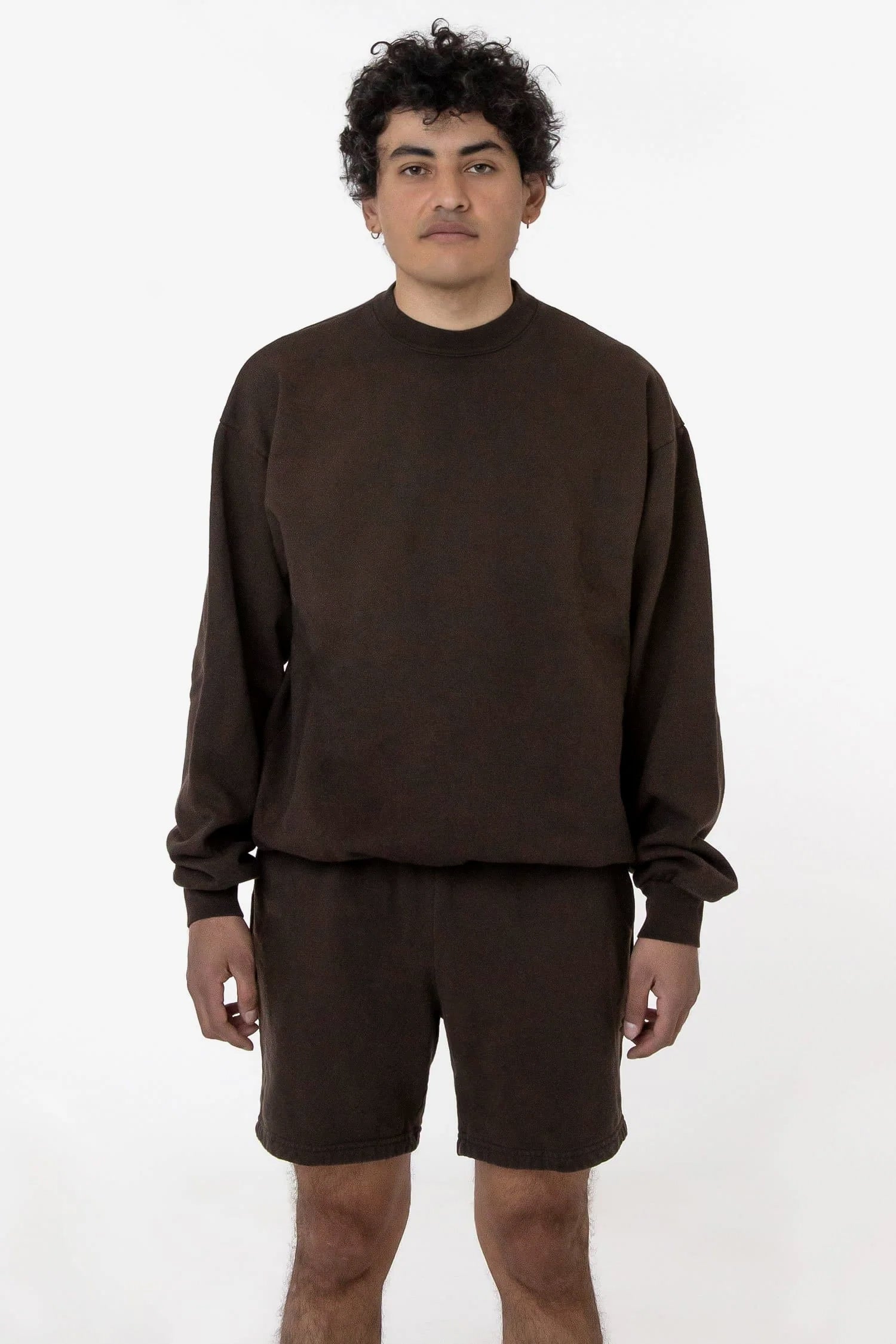 Garment-Dyed Heavy Fleece Sweat Shorts