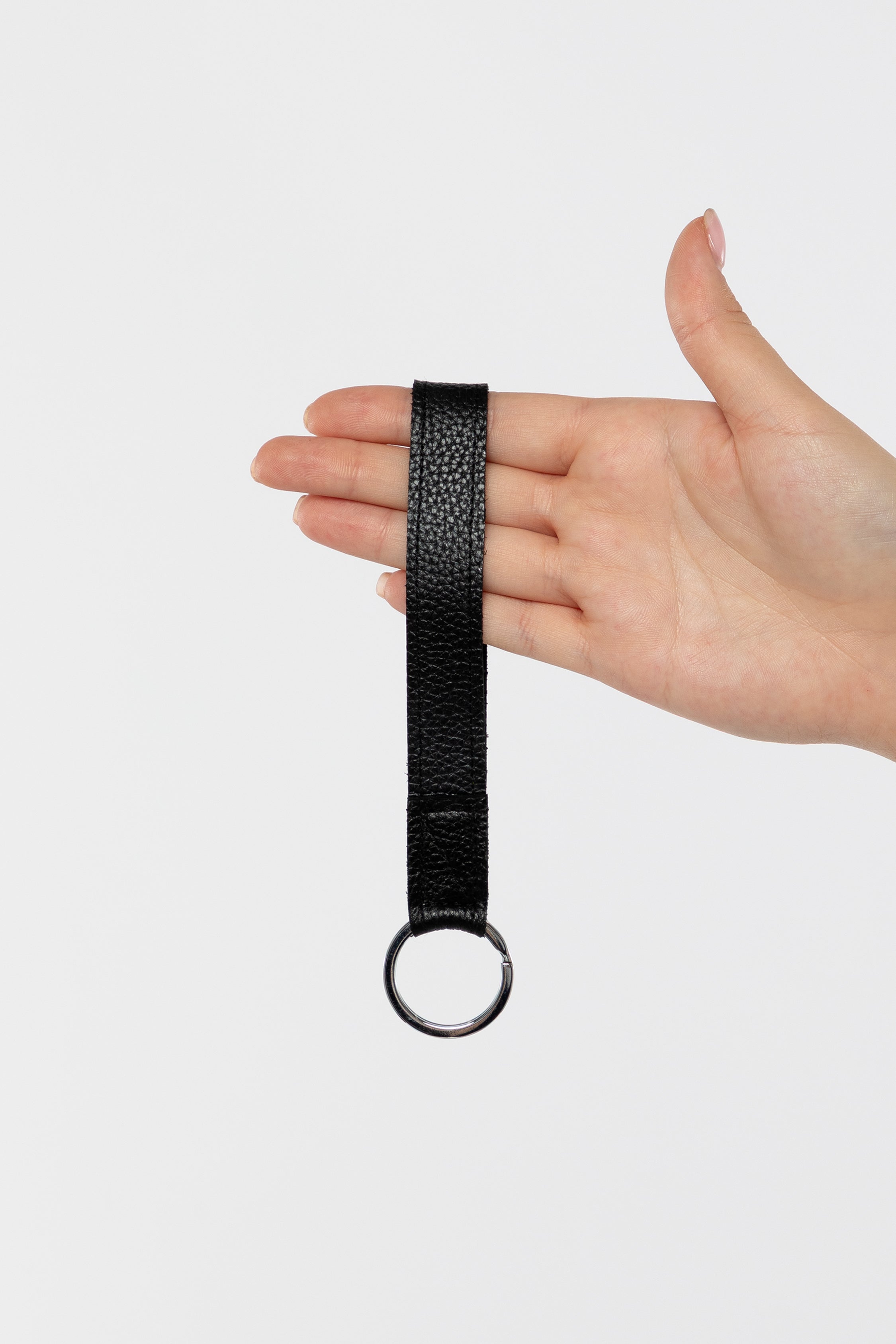 Leather Key Ring with Strap - RLH505