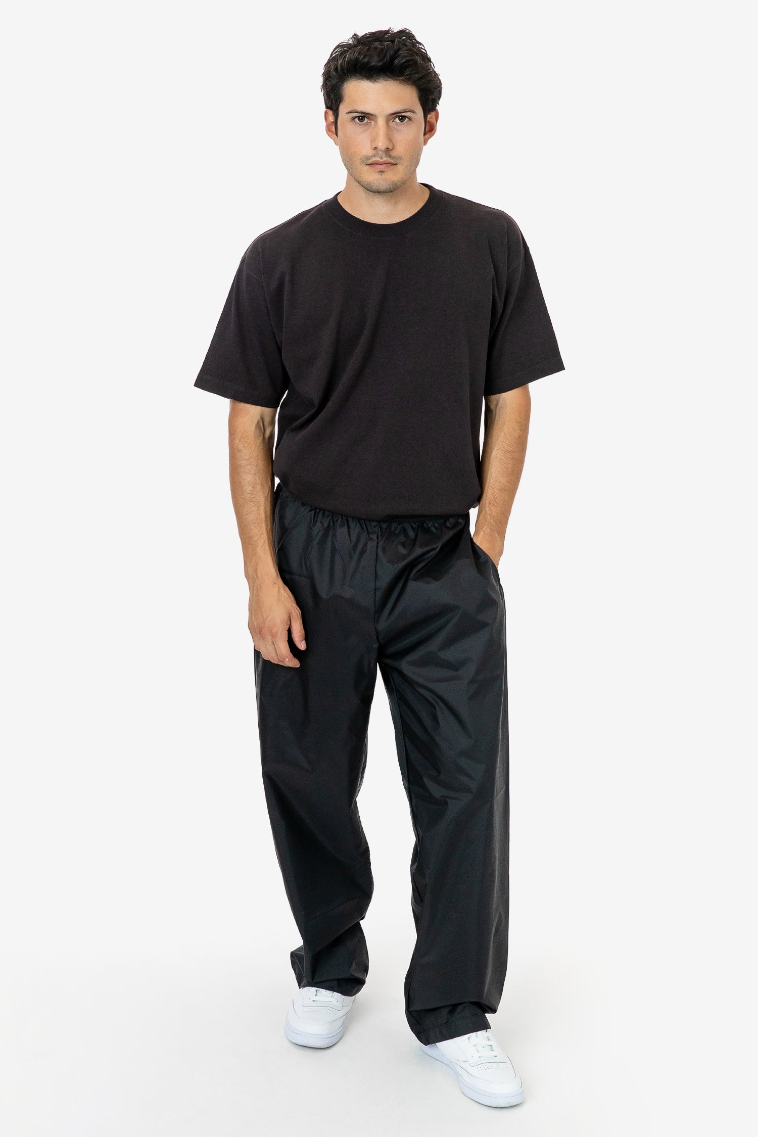 Lightweight Nylon Wide-Leg Pants for Comfort