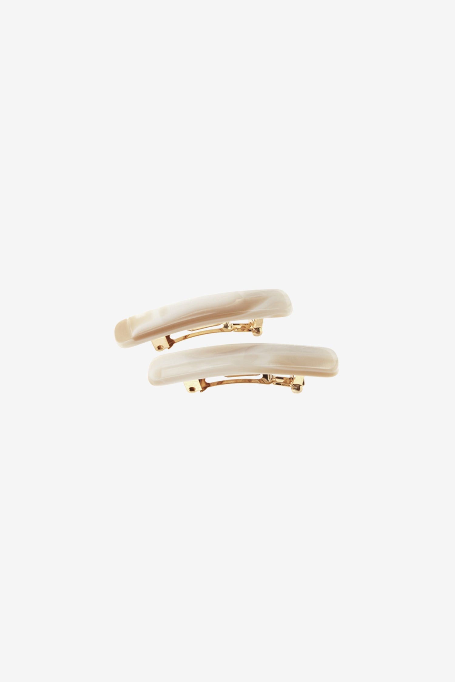 Mini Rectangle Hair Barrettes (2-Pack) - RHAC033