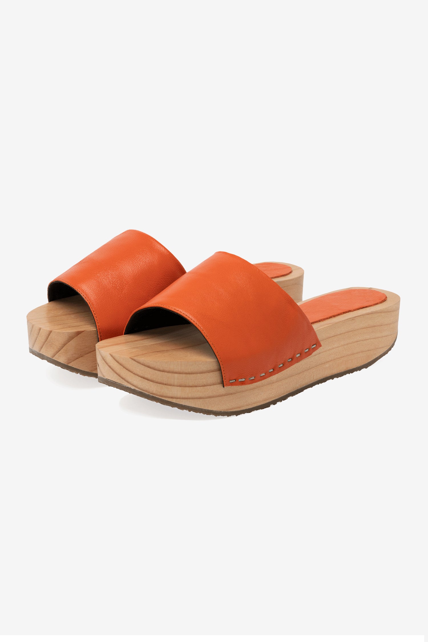 Wooden Platform Mule Sandals – Comfort & Style