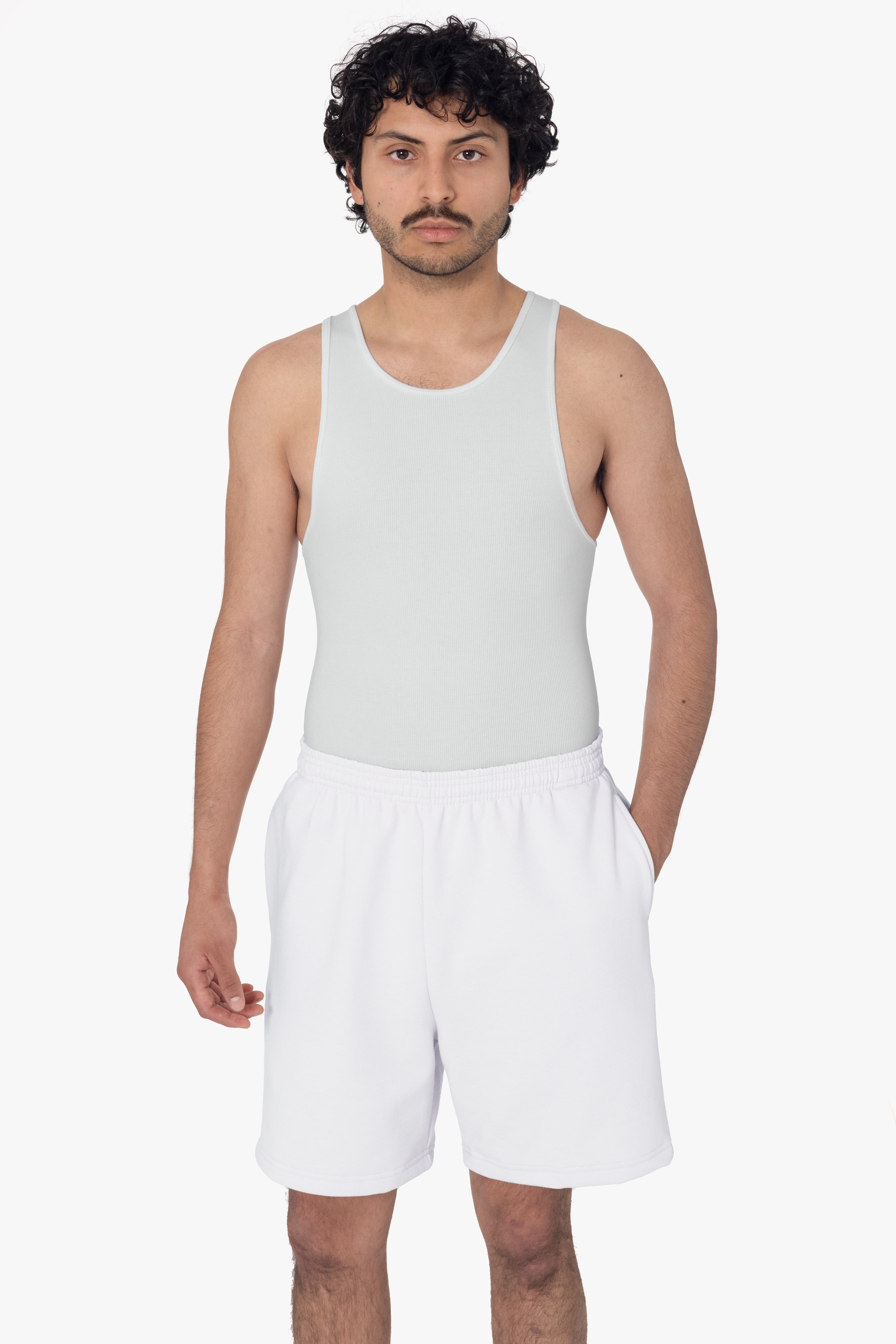 10oz Poly Cotton Fleece Sweatshorts – Mid-Weight Comfort
