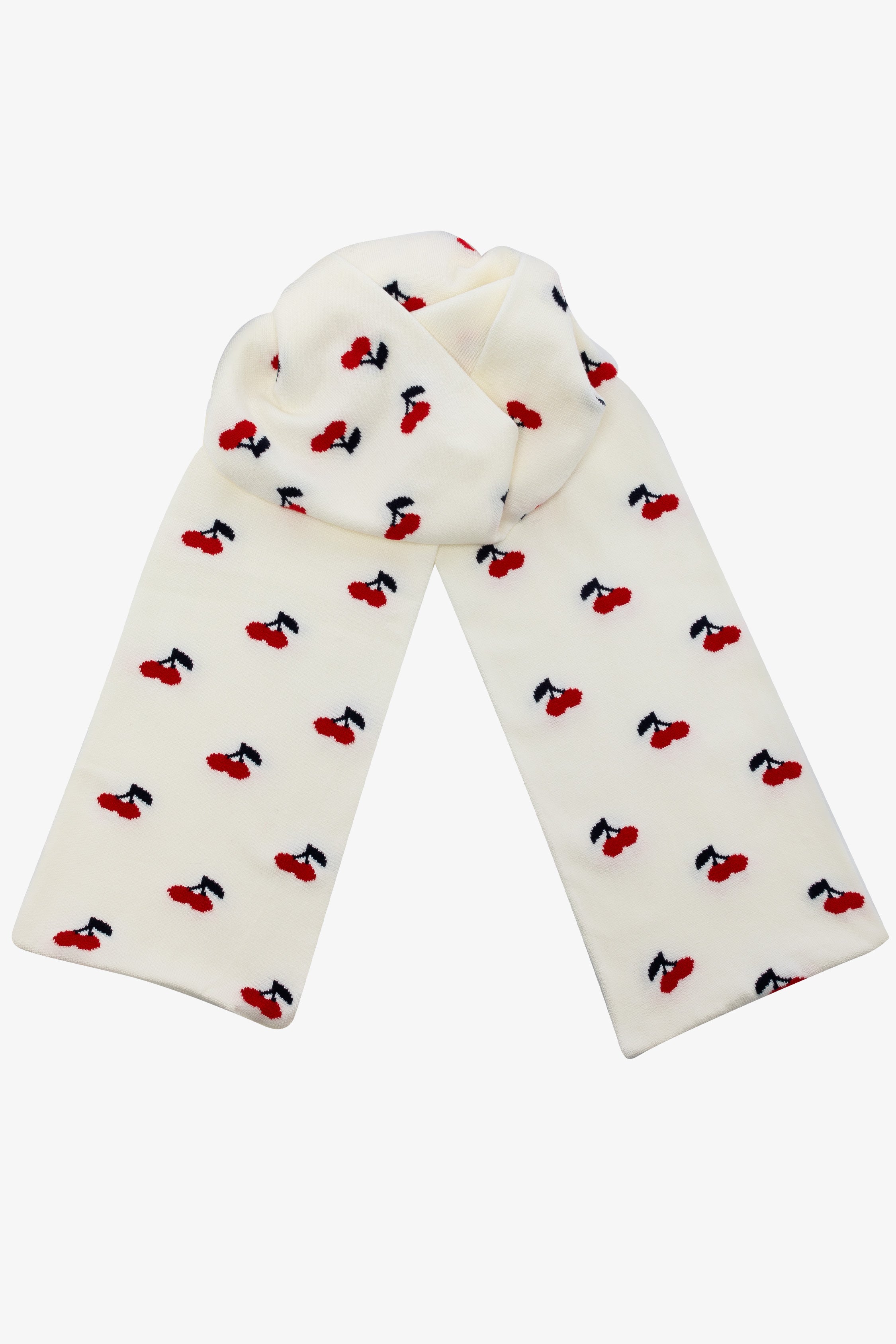 Cherry Print Scarf – Stylish & Lightweight