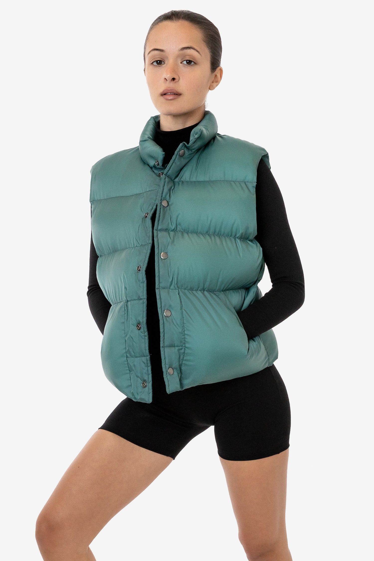 Men's Nylon Puffer Vest - Lightweight & Warm