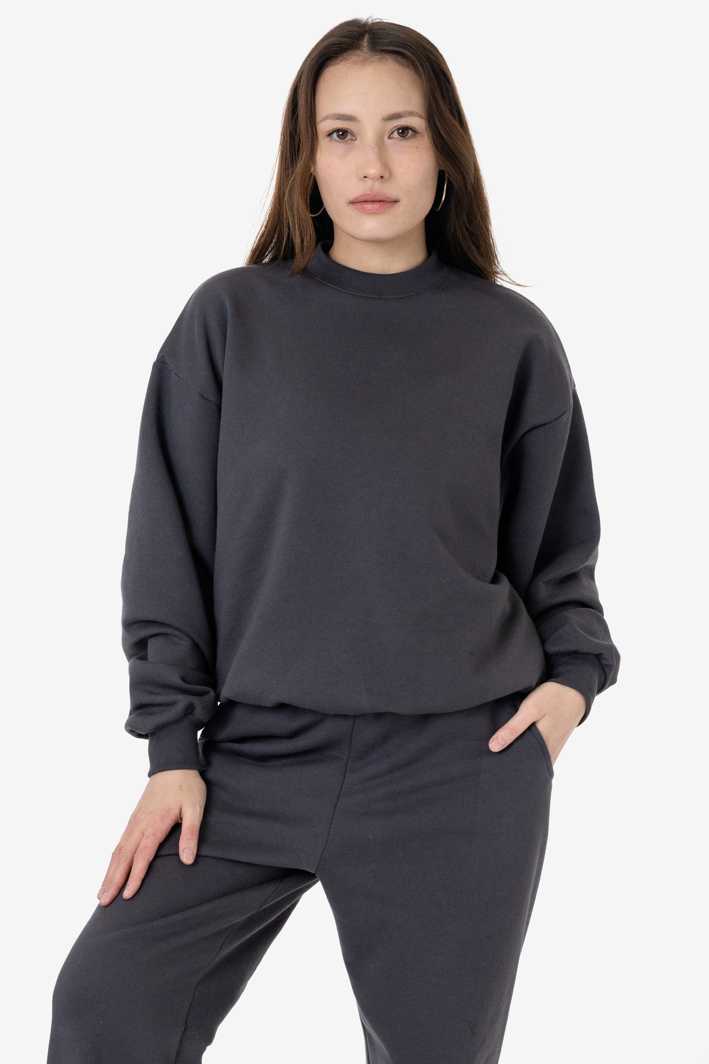 Unisex Mid-Weight Fleece Crewneck Sweatshirt