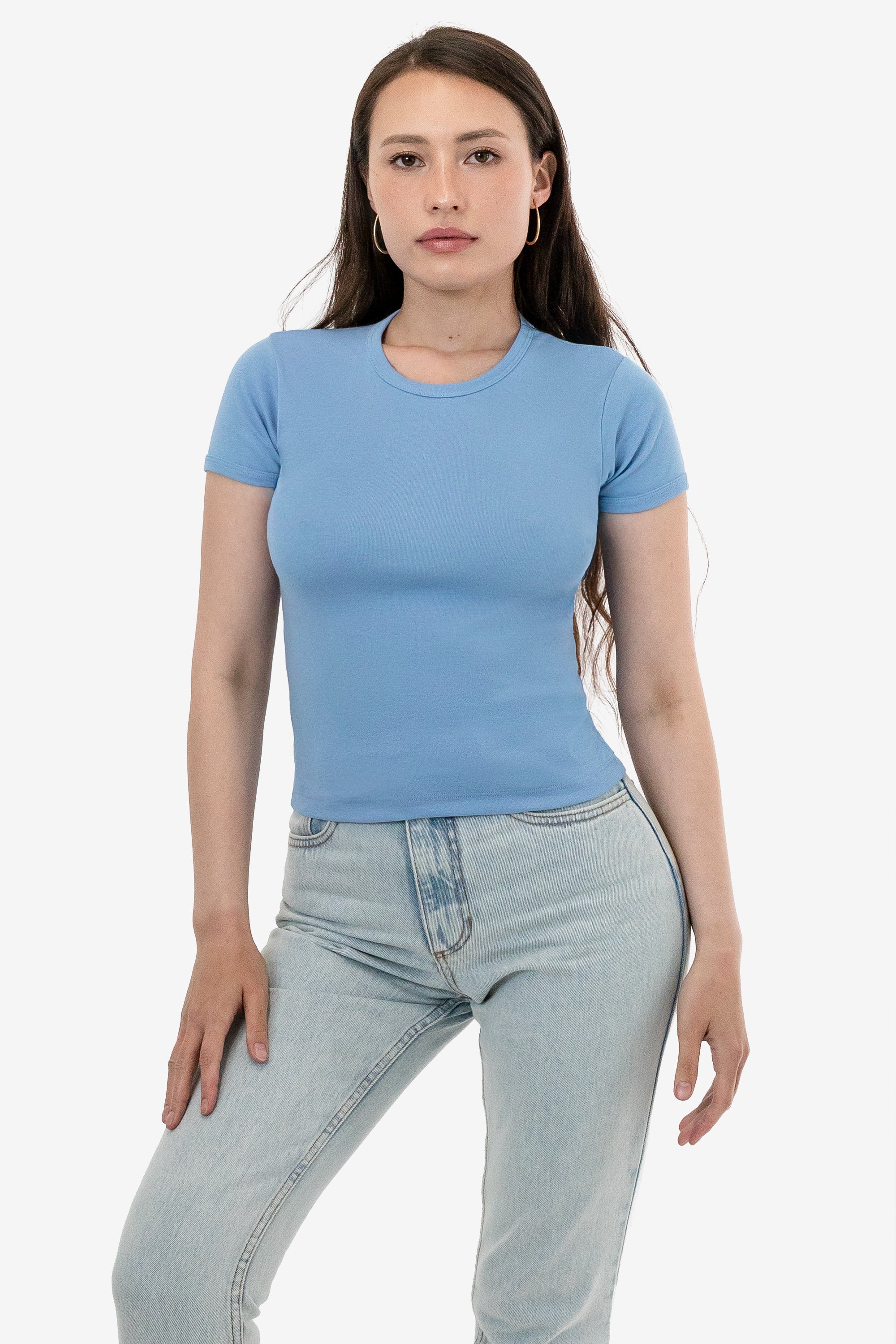 Classic Crewneck Baby Tee - Soft Cotton Infant Shirt