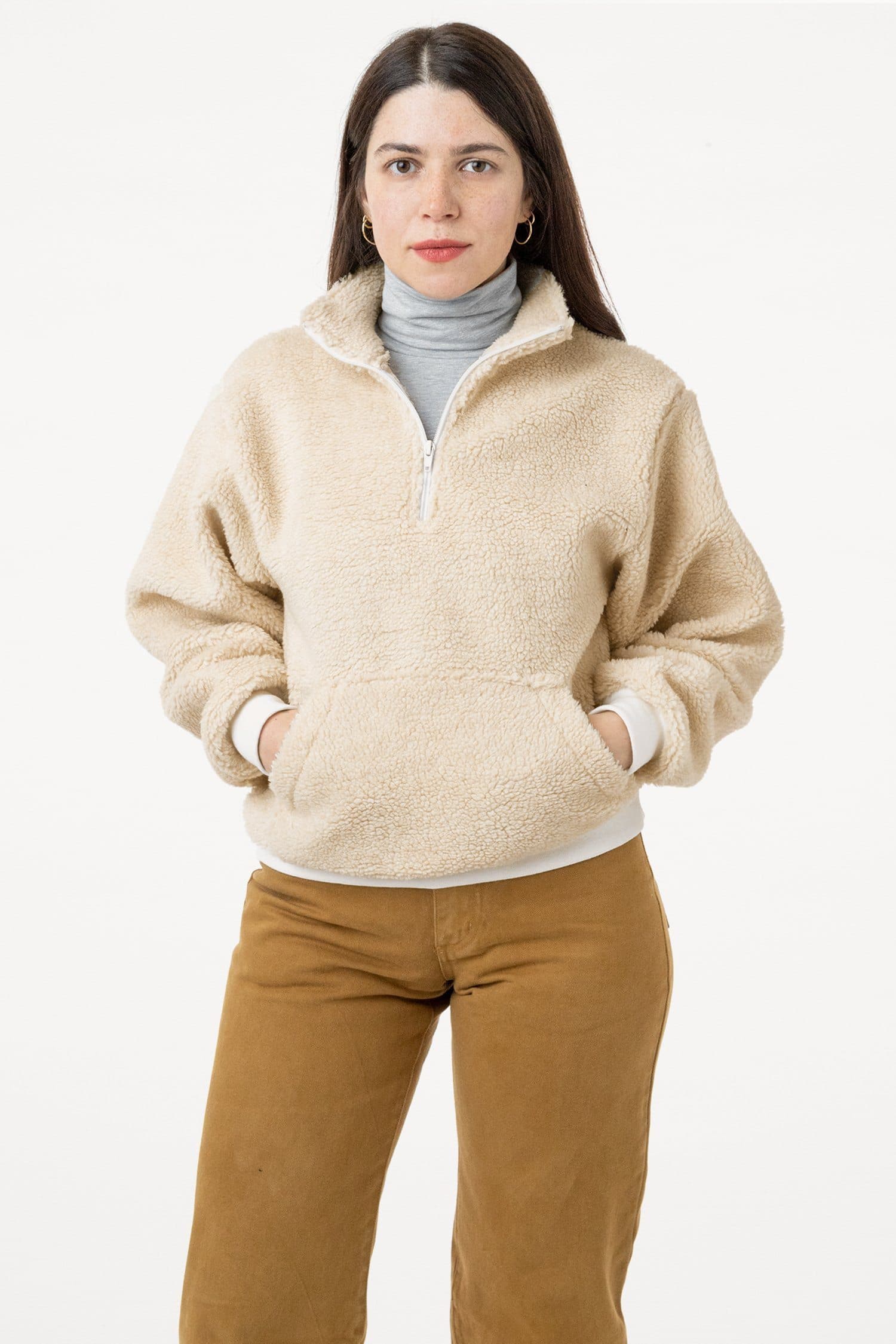 Men's Half-Zip Sherpa Fleece Pullover
