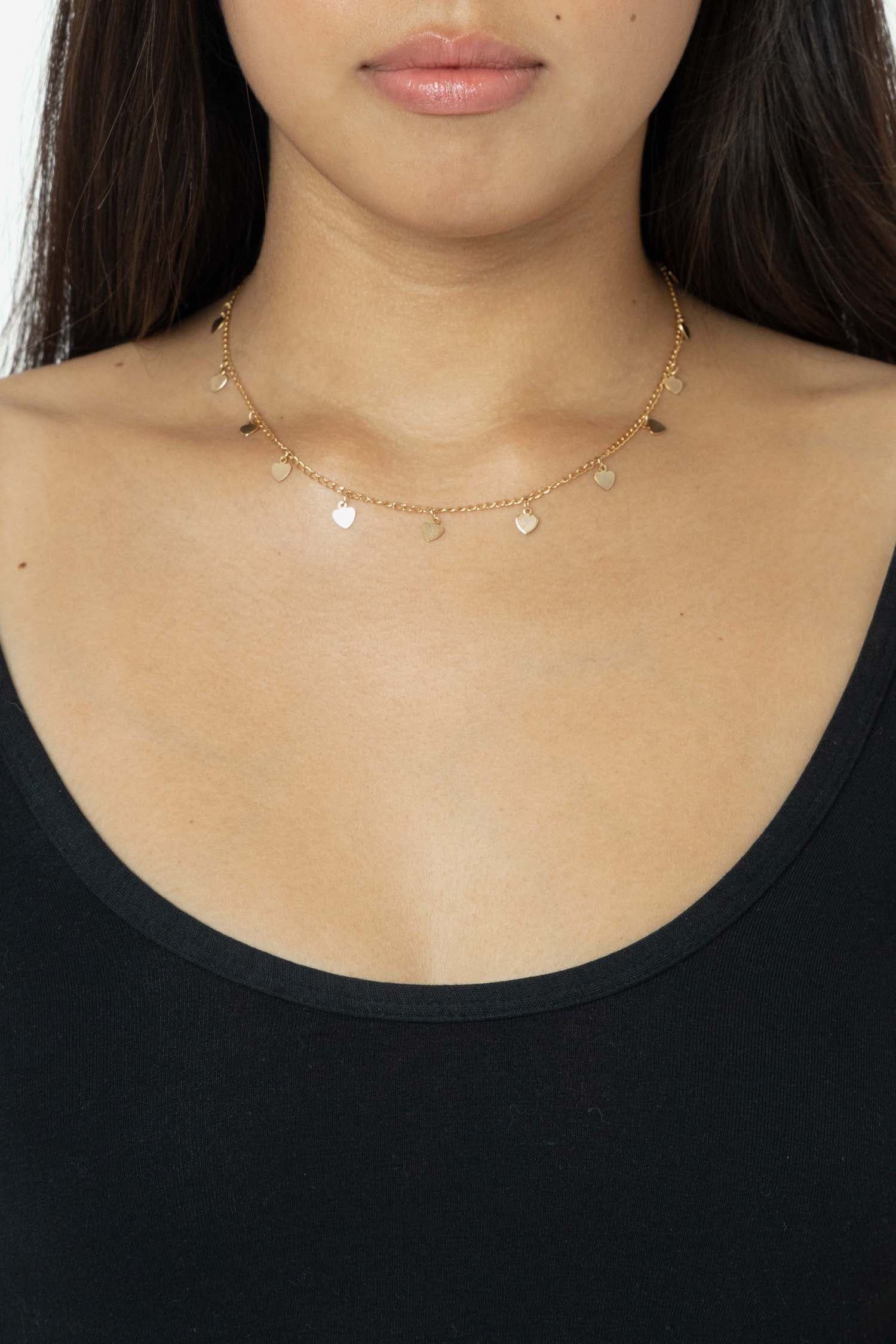 Elegant Heart Charm Necklace by HRTCHNCK