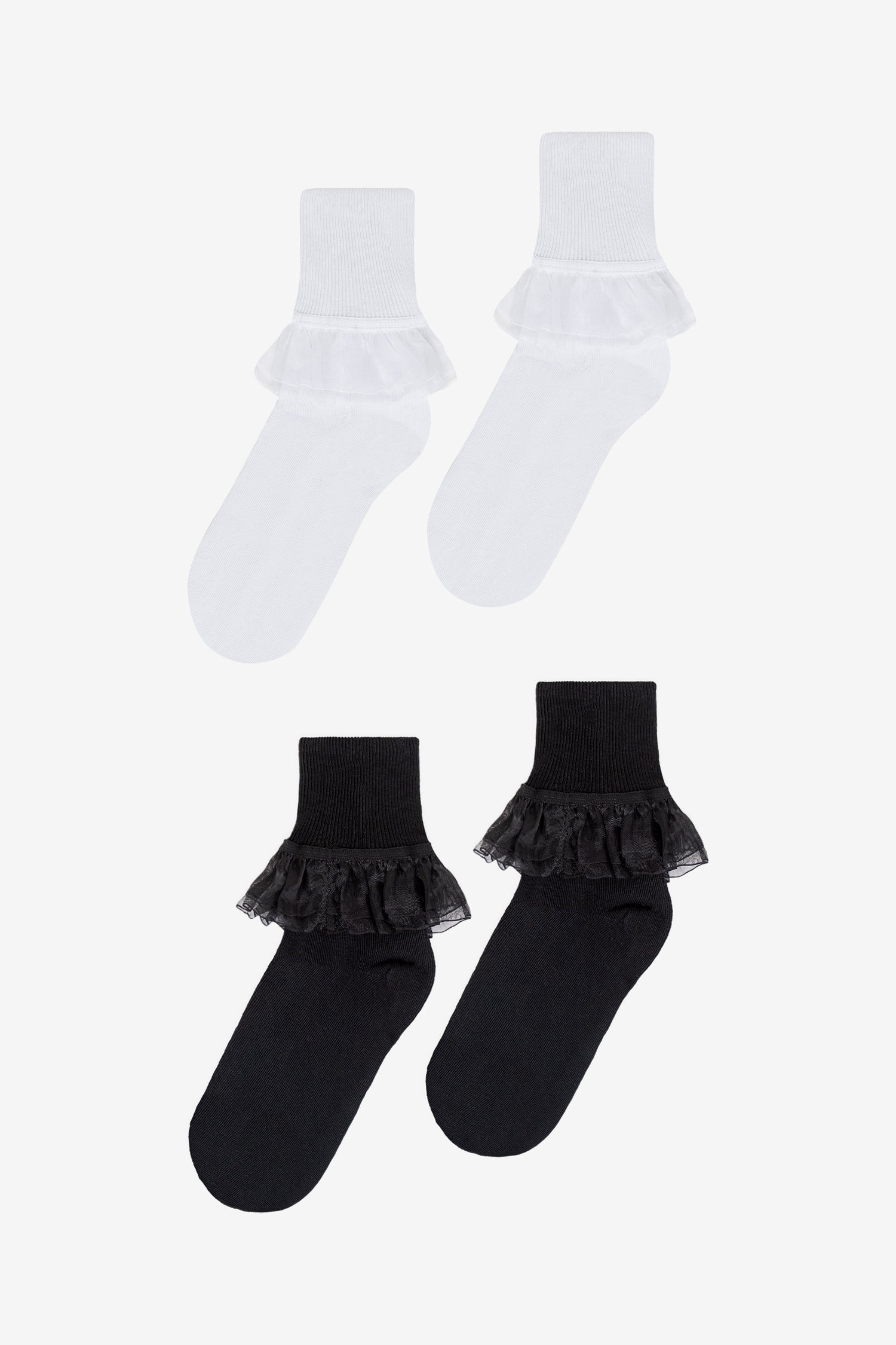 Lace Ankle Socks 2-Pack - Girly Style