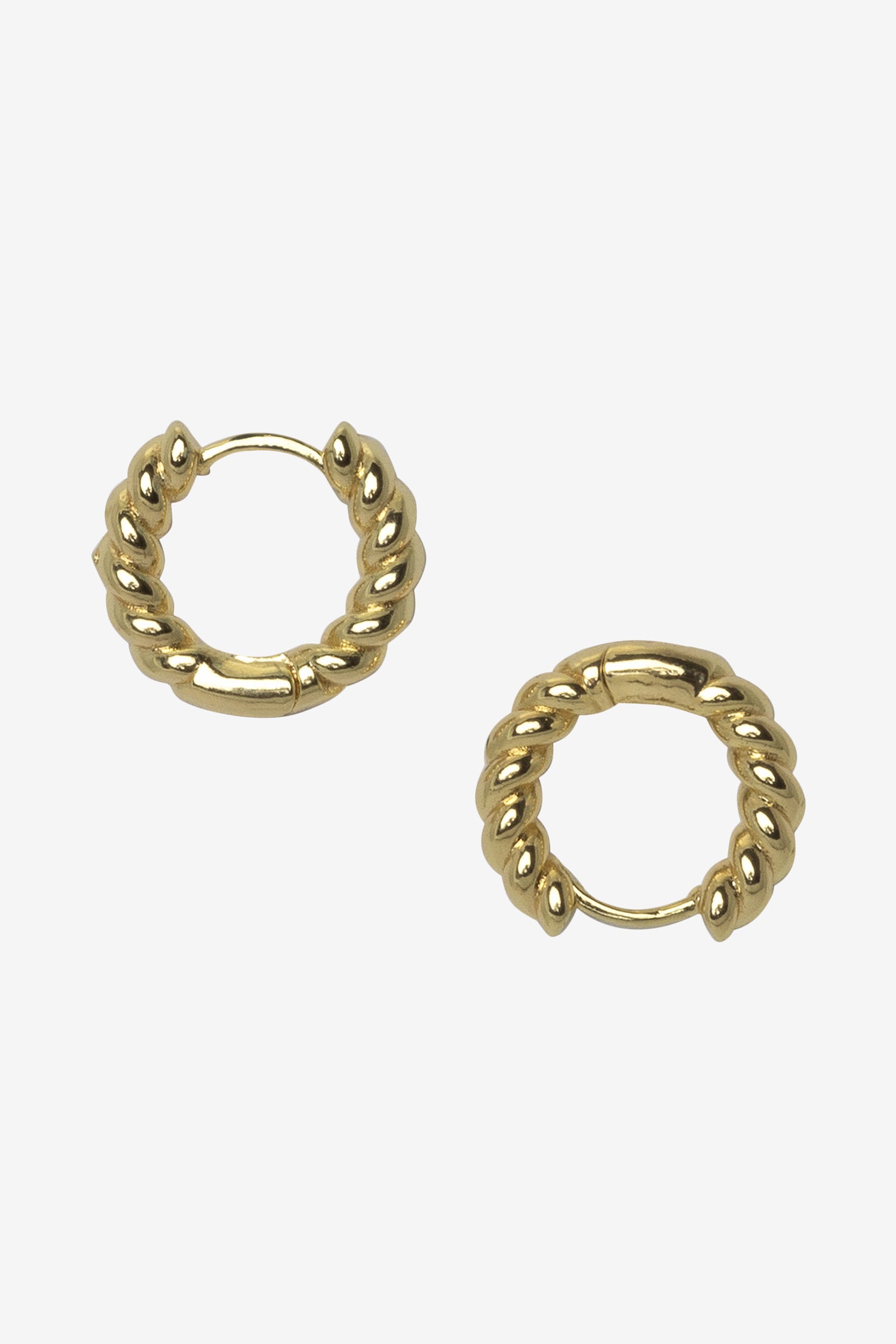 Roped Hoop Earrings – JWL101 Classic Style