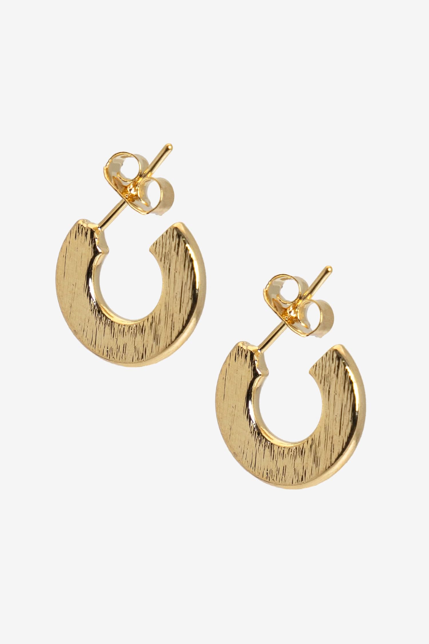 Flat Open Hoop Earrings – Sleek Minimalist Design