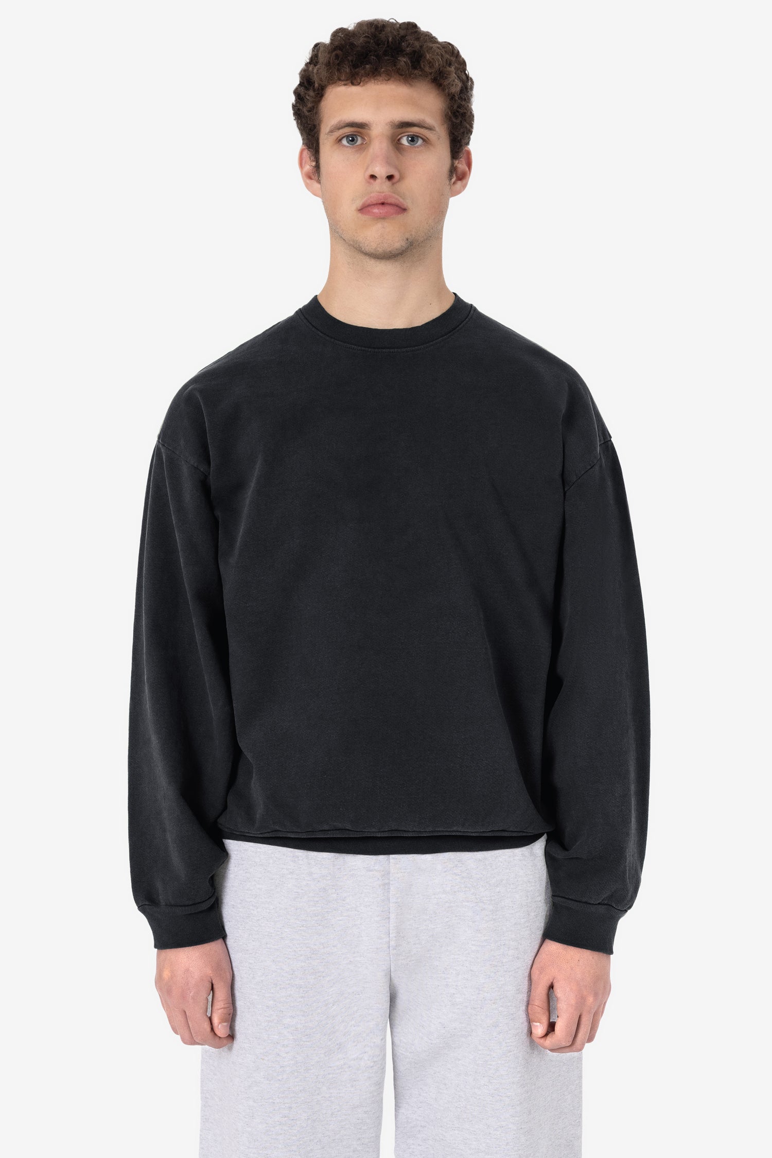 Heavy Fleece Crewneck Sweatshirt - Garment Dyed Comfort