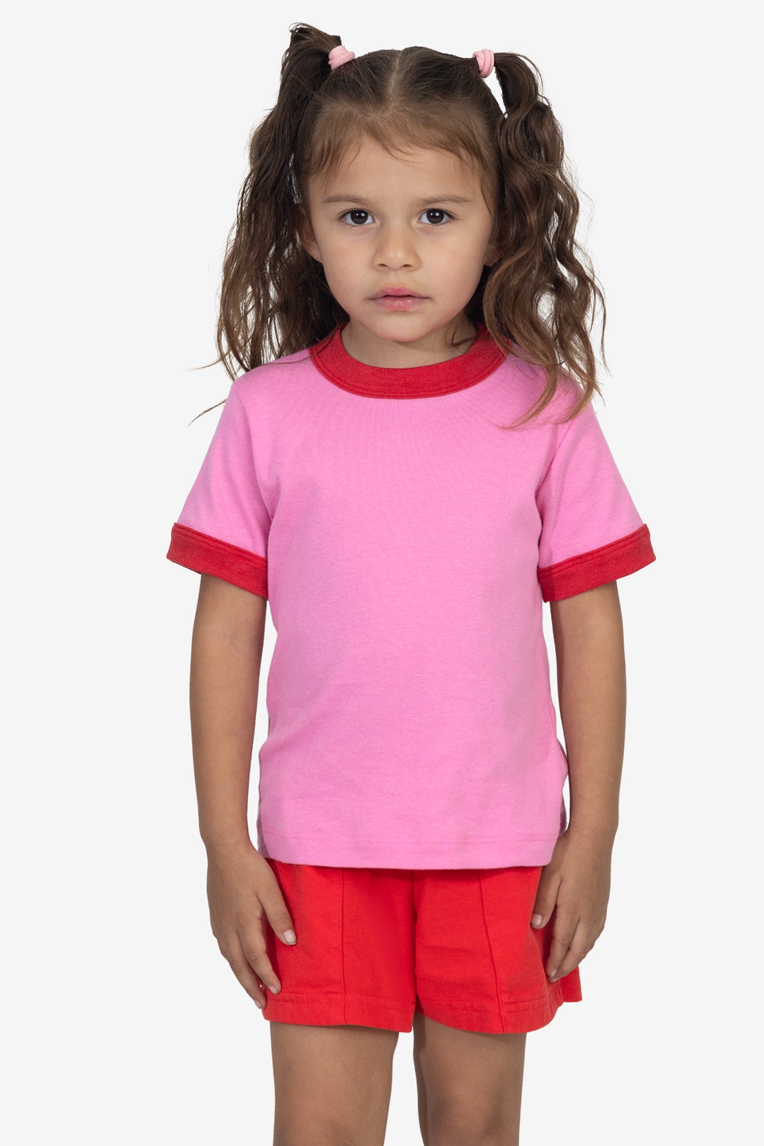 Kids' 50/50 Rib Ringer Tee - FFR101
