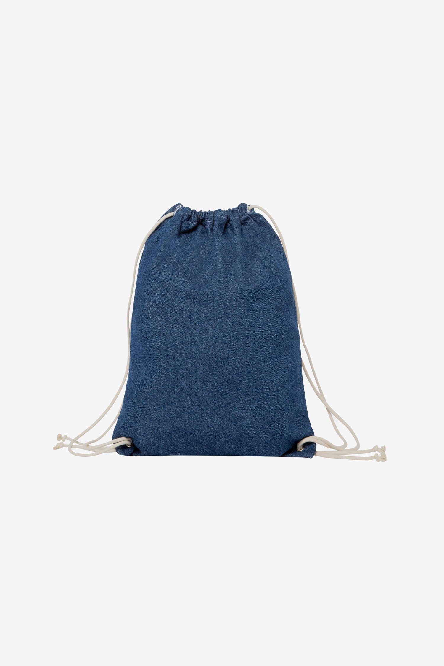 Denim Drawstring Backpack - Lightweight & Stylish