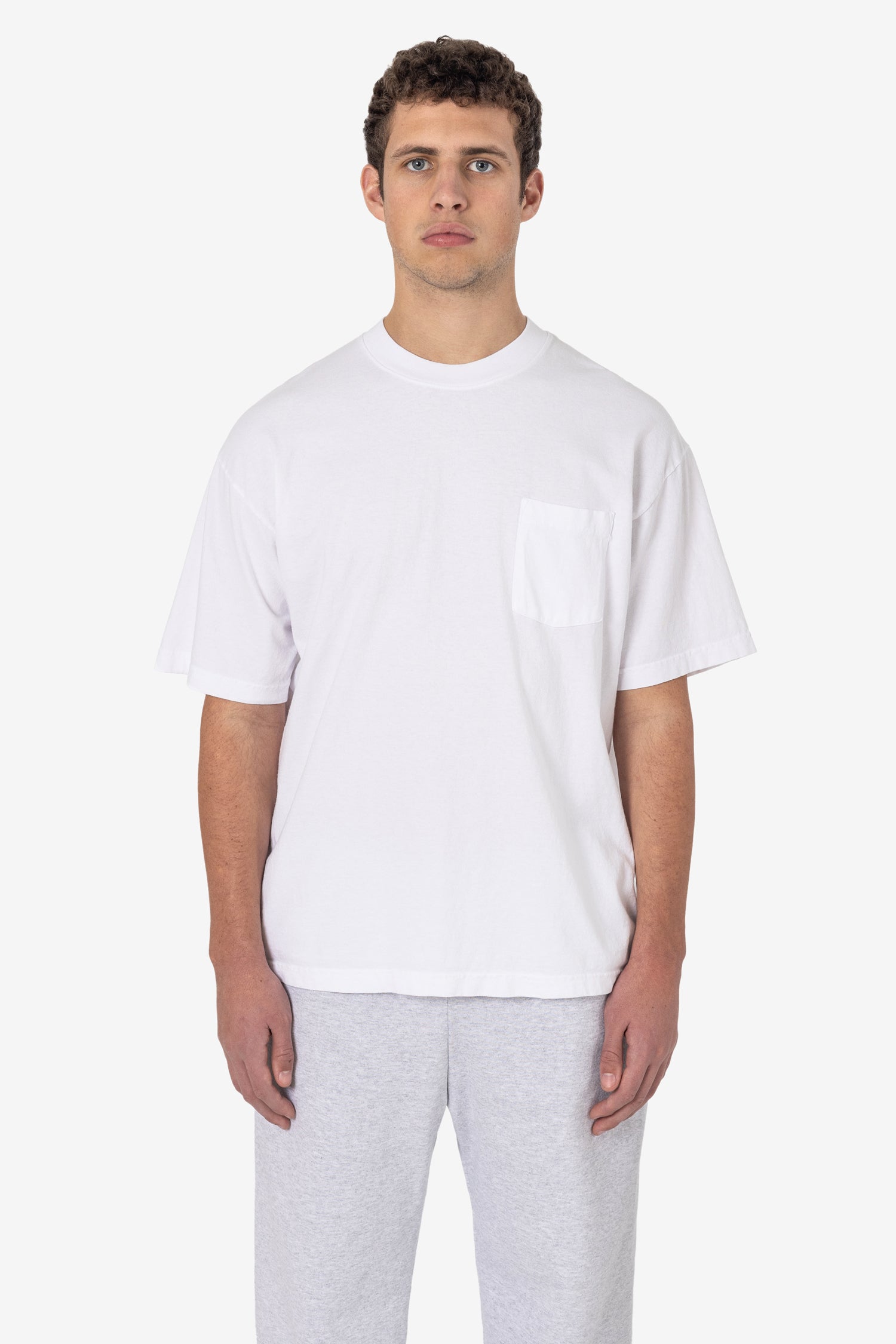Garment-Dyed Pocket Tee - Soft Short Sleeve