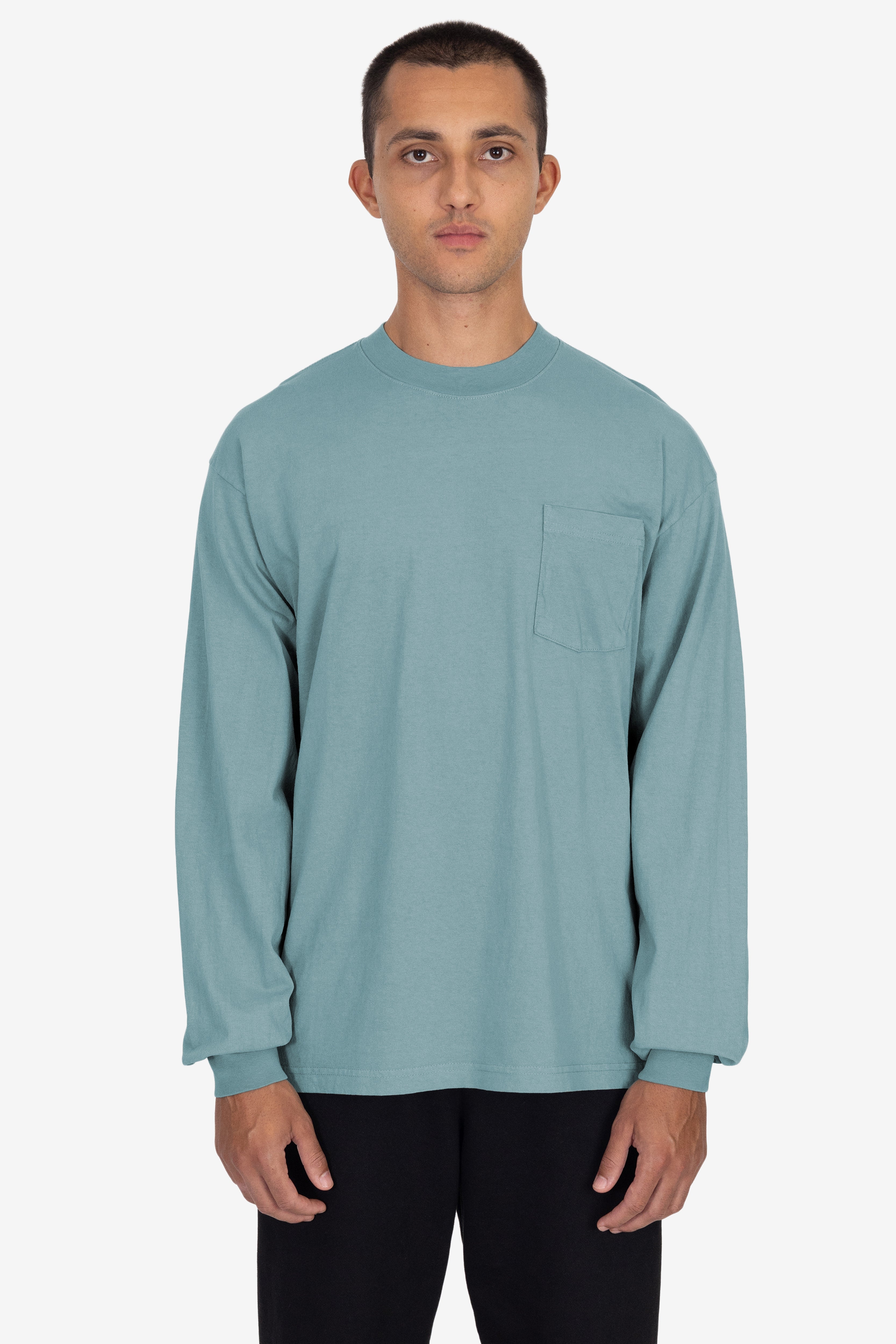 Long Sleeve Pocket Tee - Garment Dyed Cotton