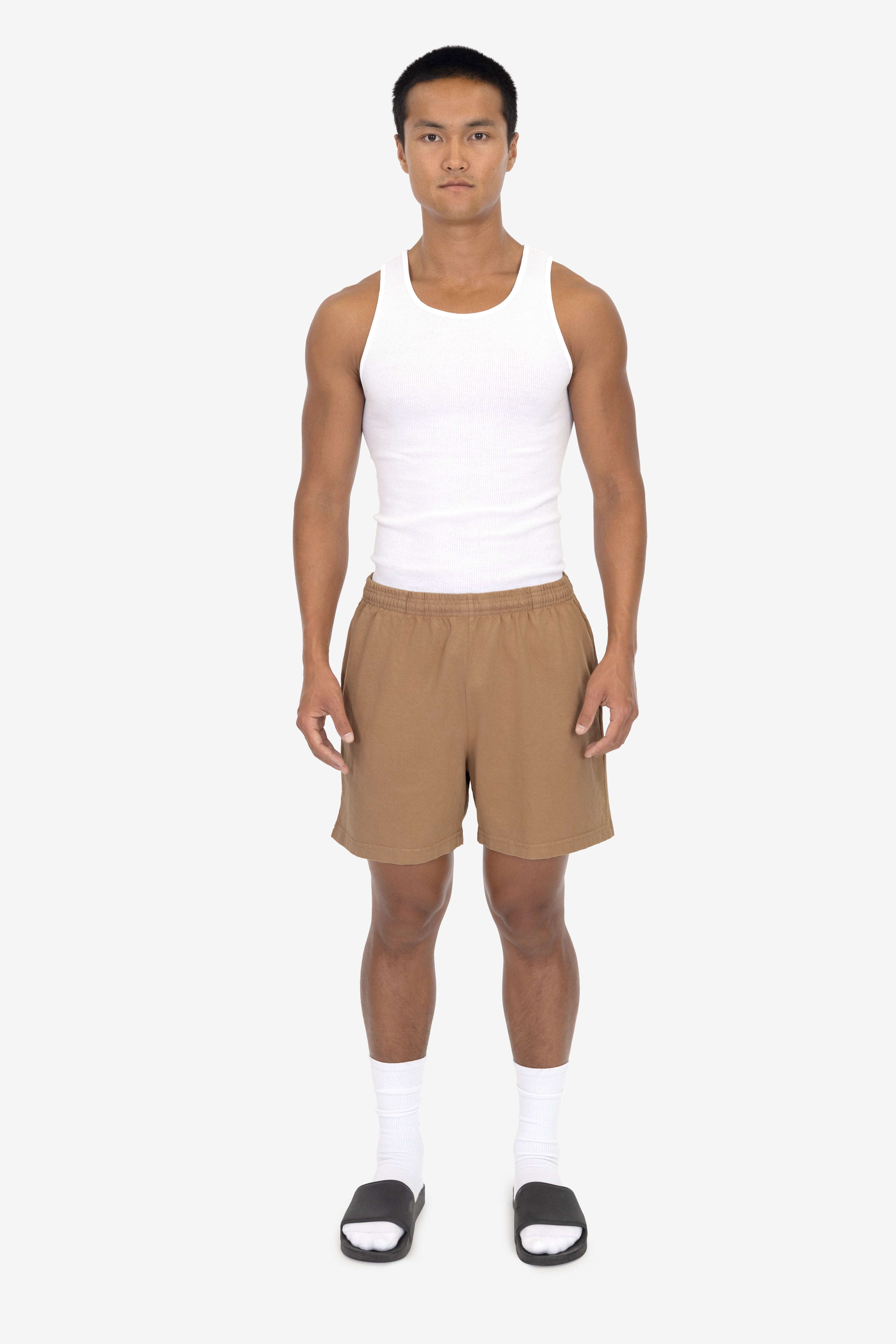 Heavy-Duty Jersey Gym Shorts for Men