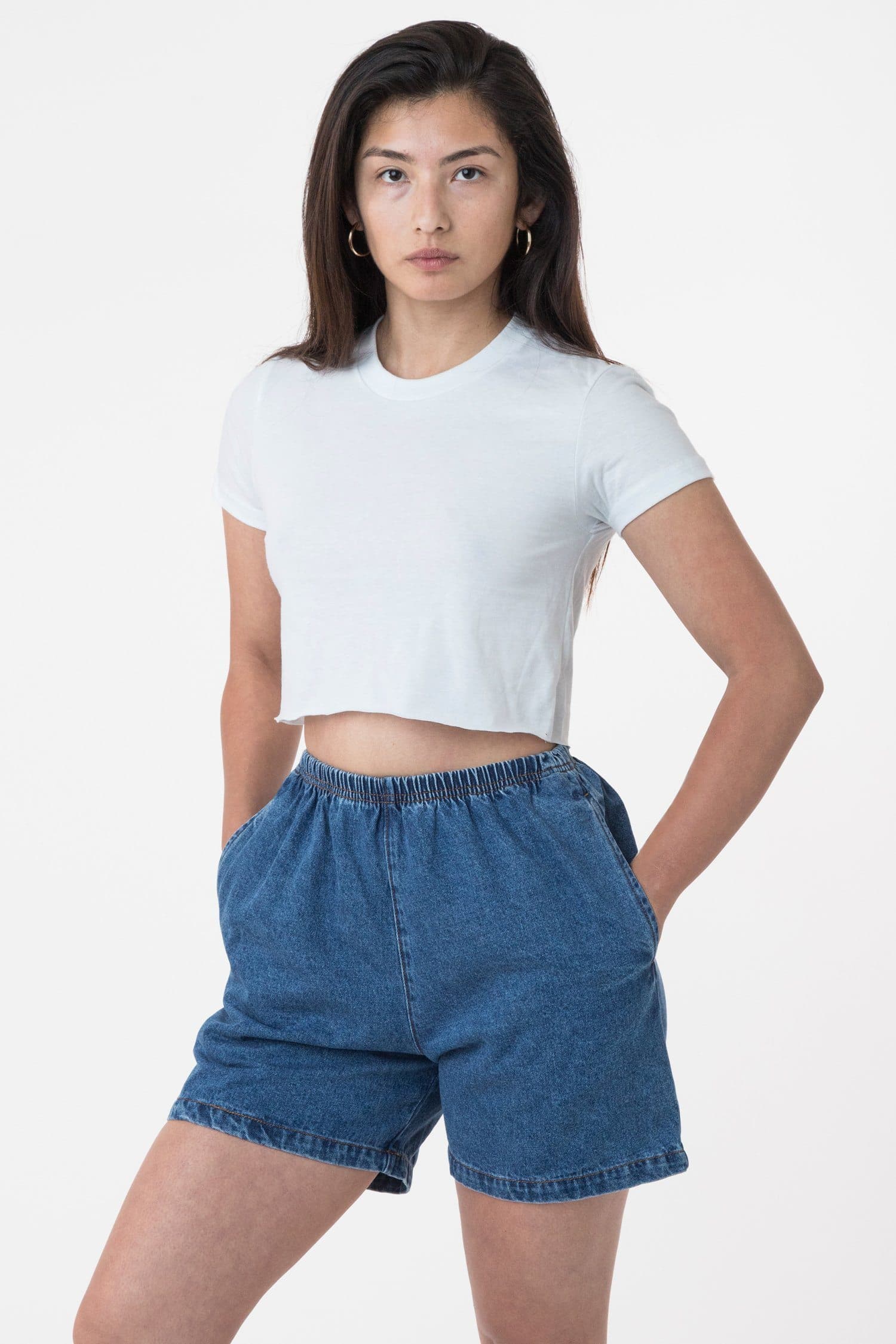 23302 Jersey Crop Top - Soft & Stylish