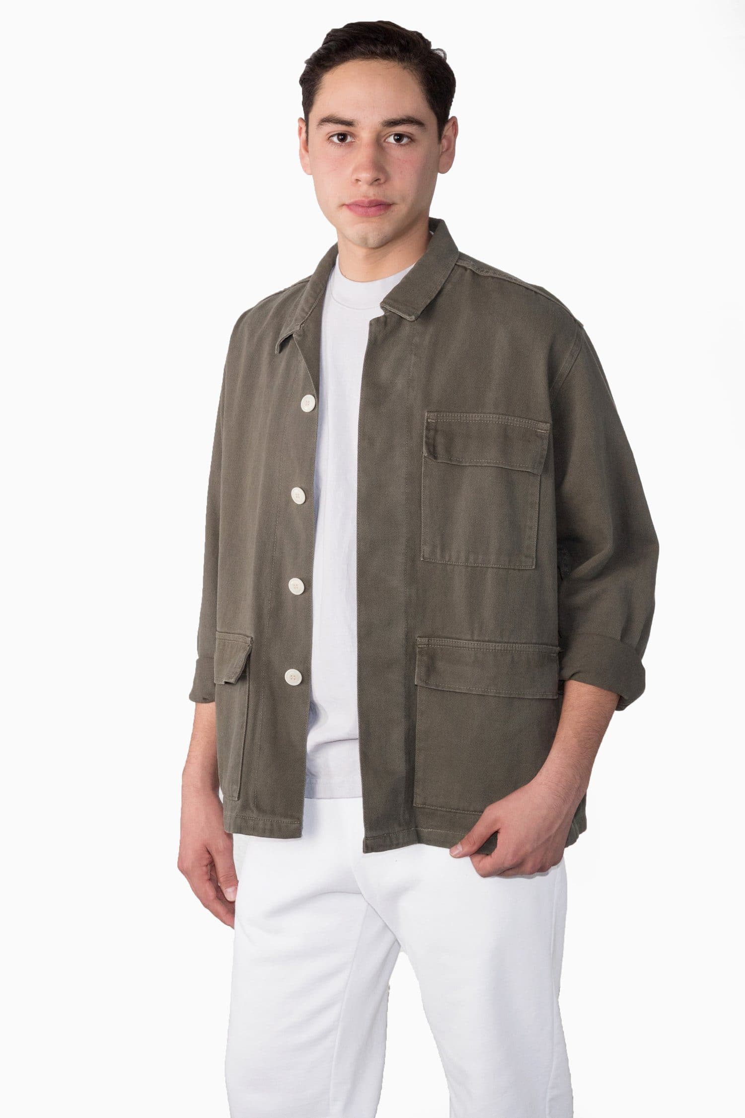 12oz Cotton Twill Military Jacket - Durable & Lightweight