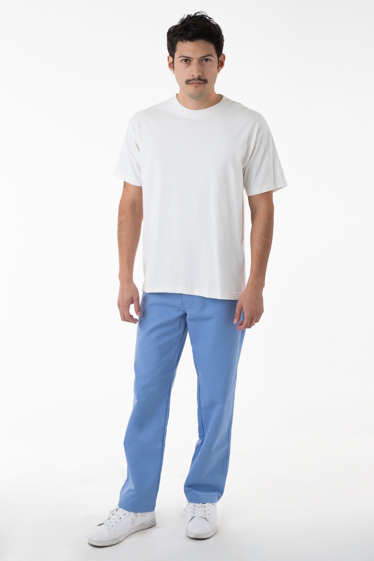 Sky Blue Twill Work Pants - RTWL01