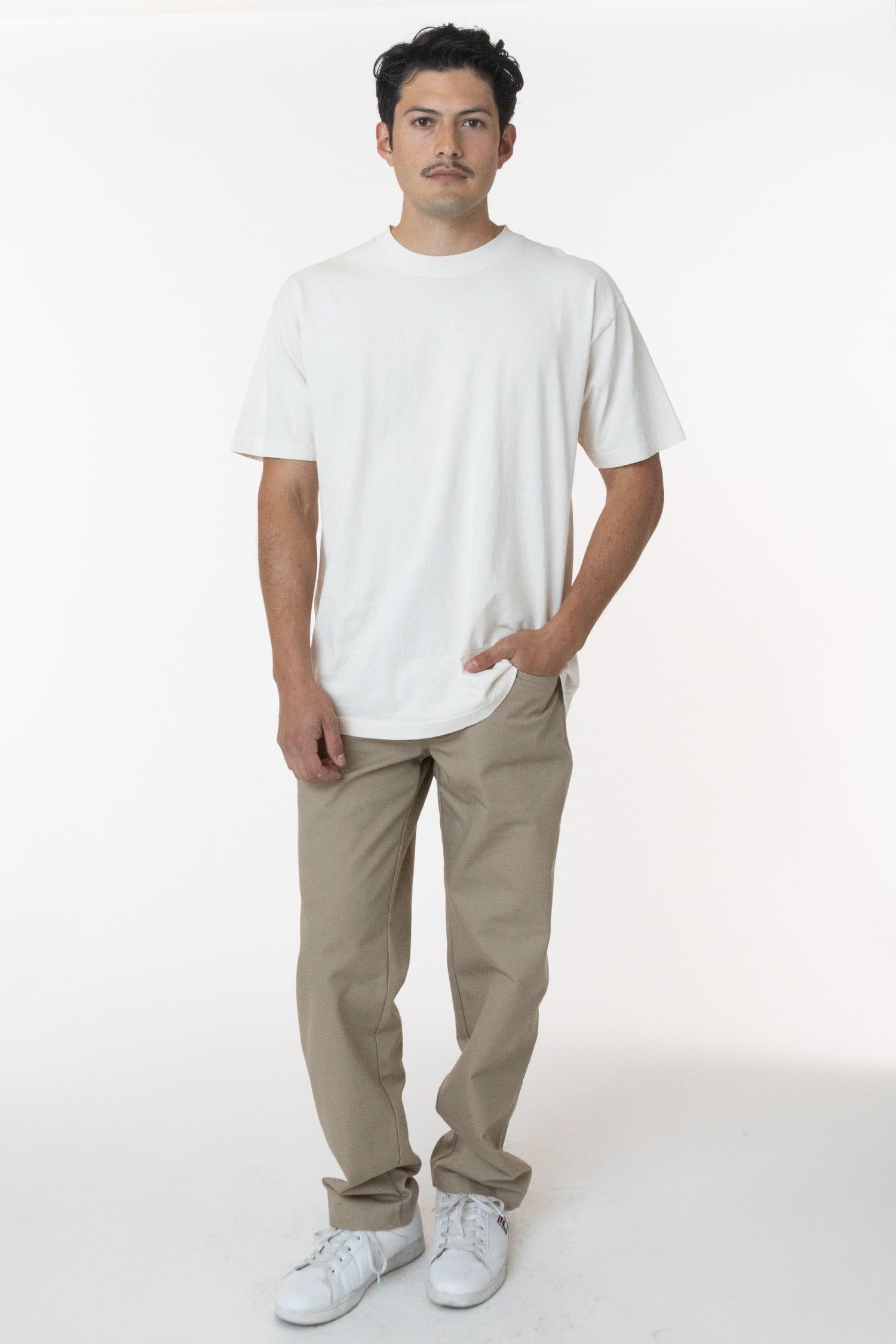 Khaki Twill Work Pants for Professionals